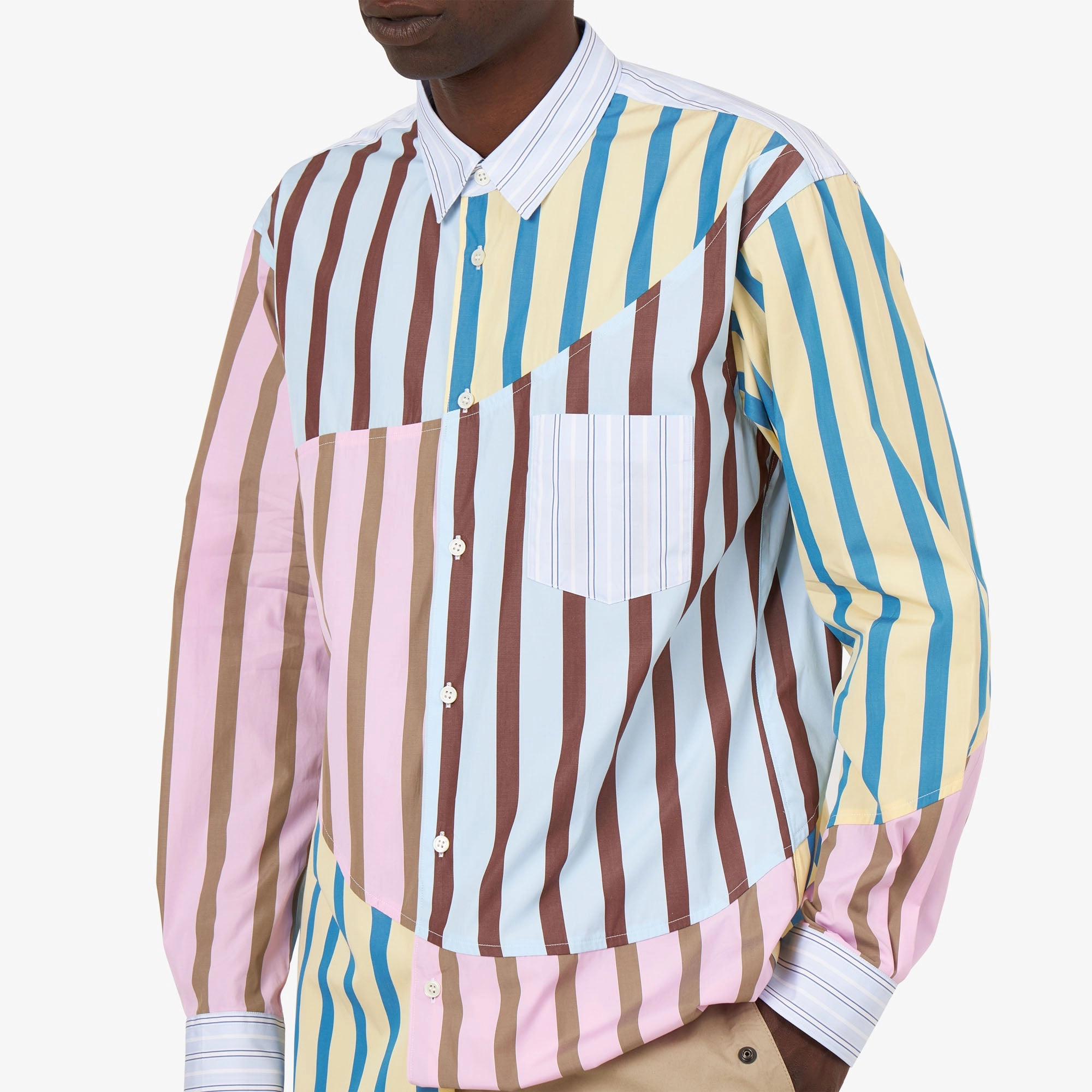 Chic Wardrobe COMME des GAR?ONS Shirt Cotton / Stripe