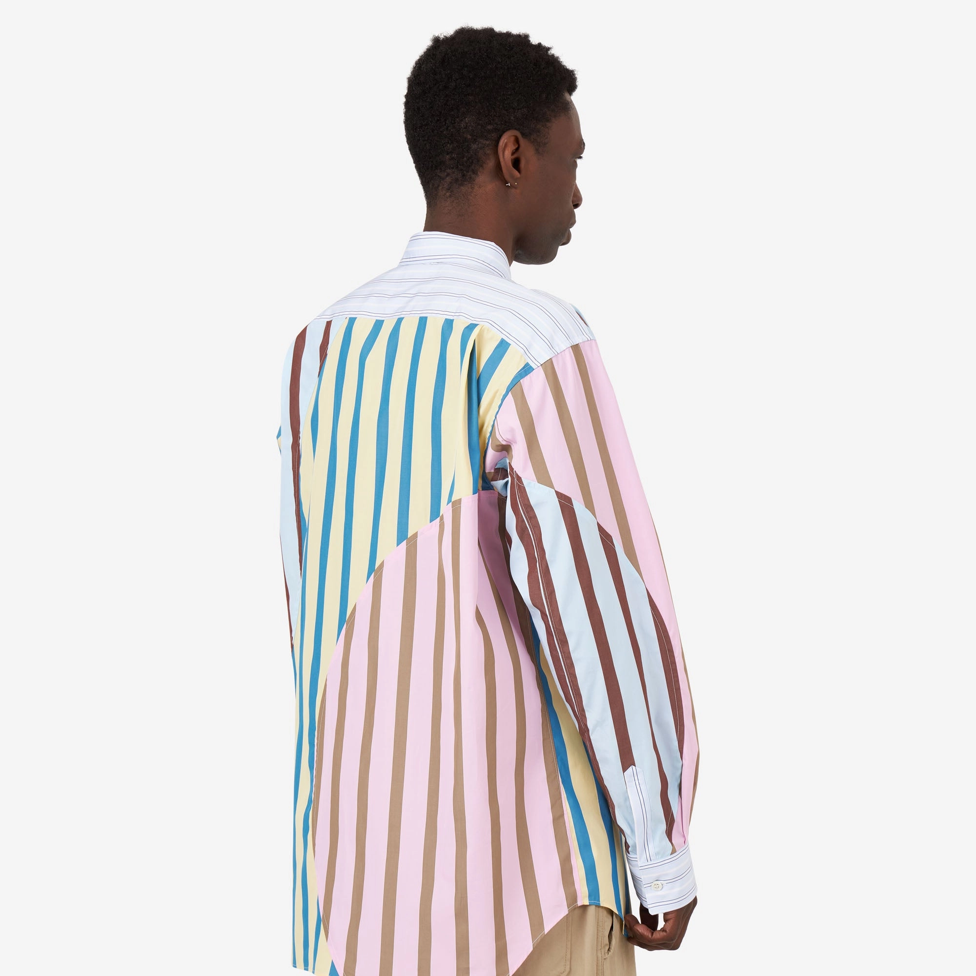 COMME des GAR?ONS Shirt Cotton / Stripe Casual Hangout