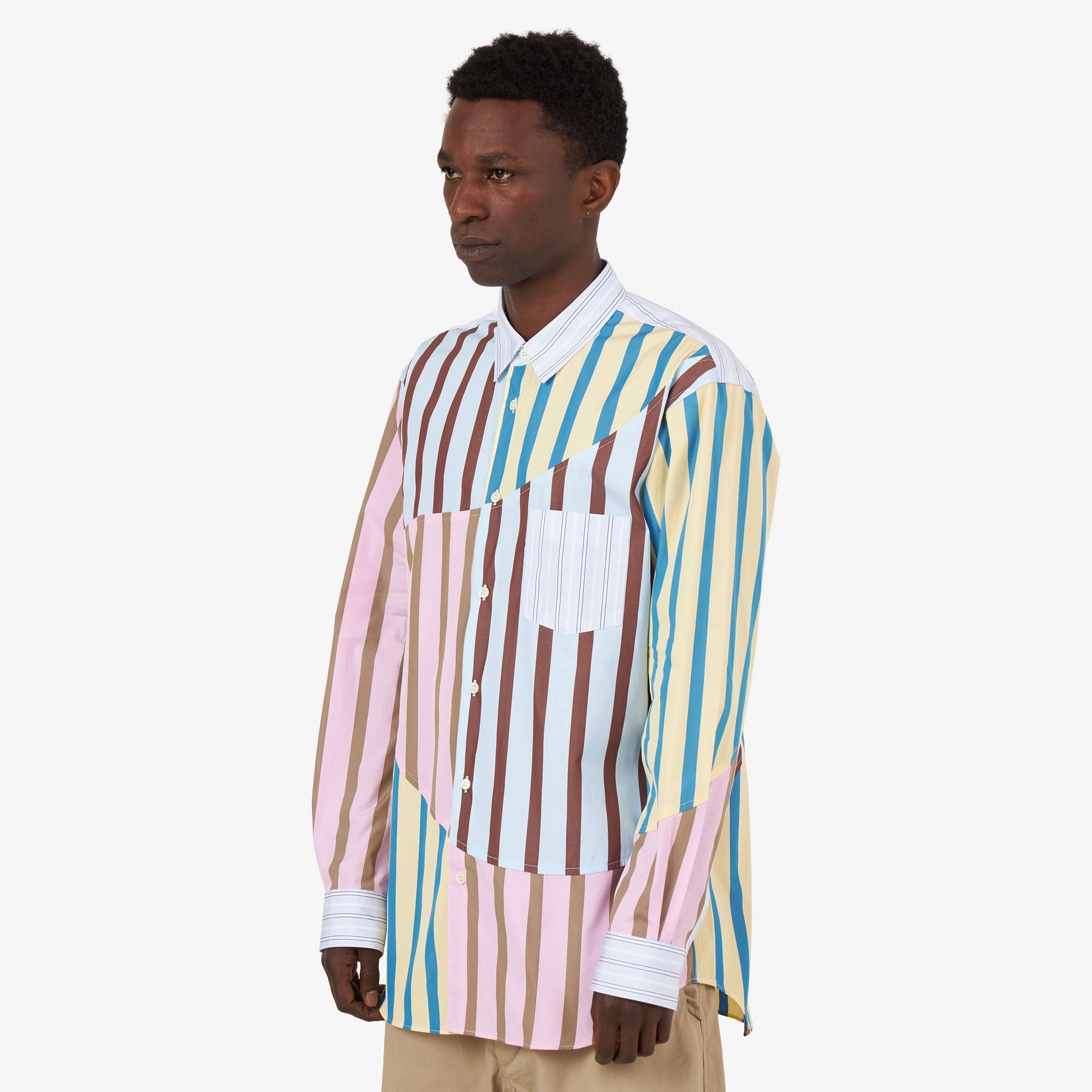 COMME des GAR?ONS Shirt Cotton / Stripe Budget Friendly