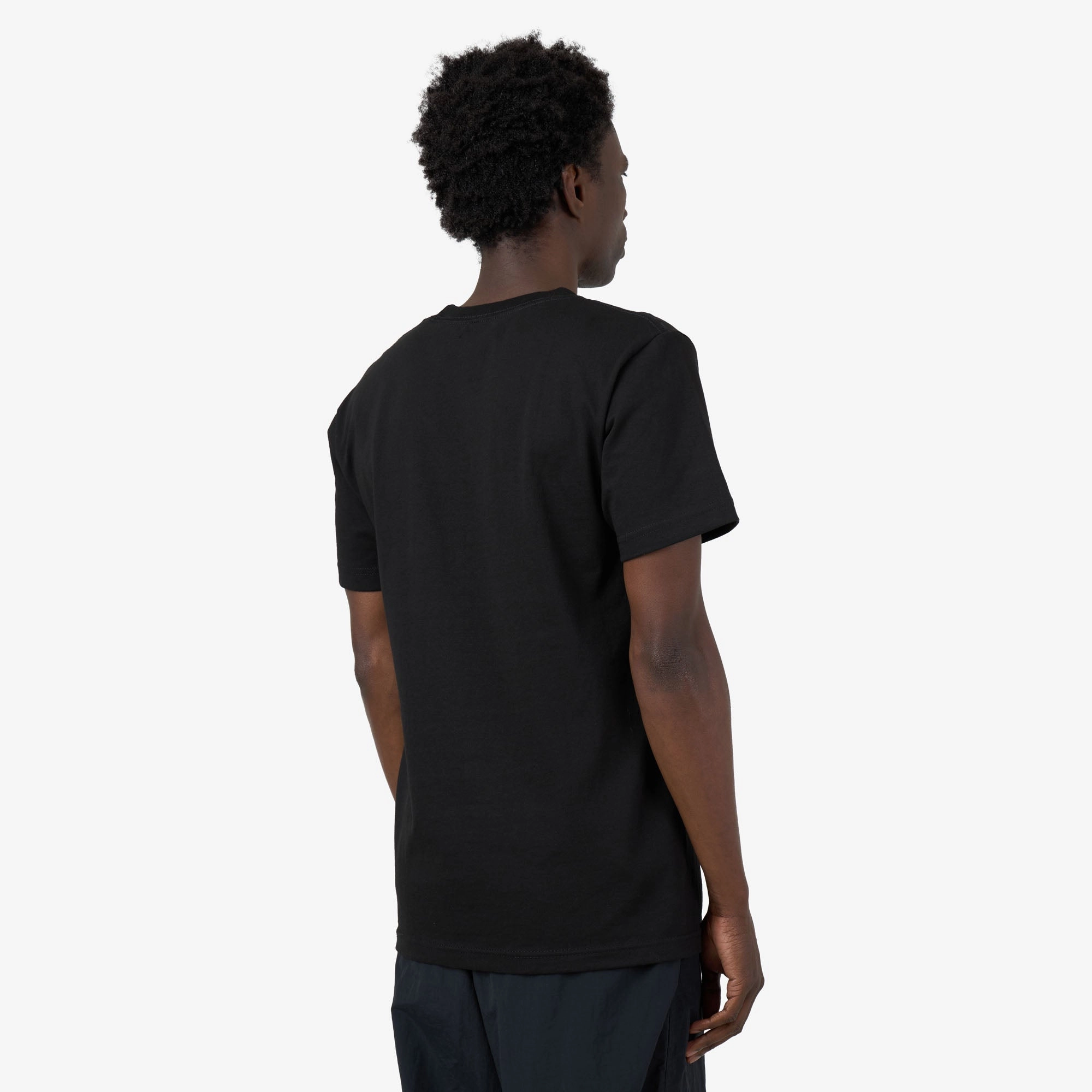 Busy street fall season Full Court Press Rucker T-Shirt Black