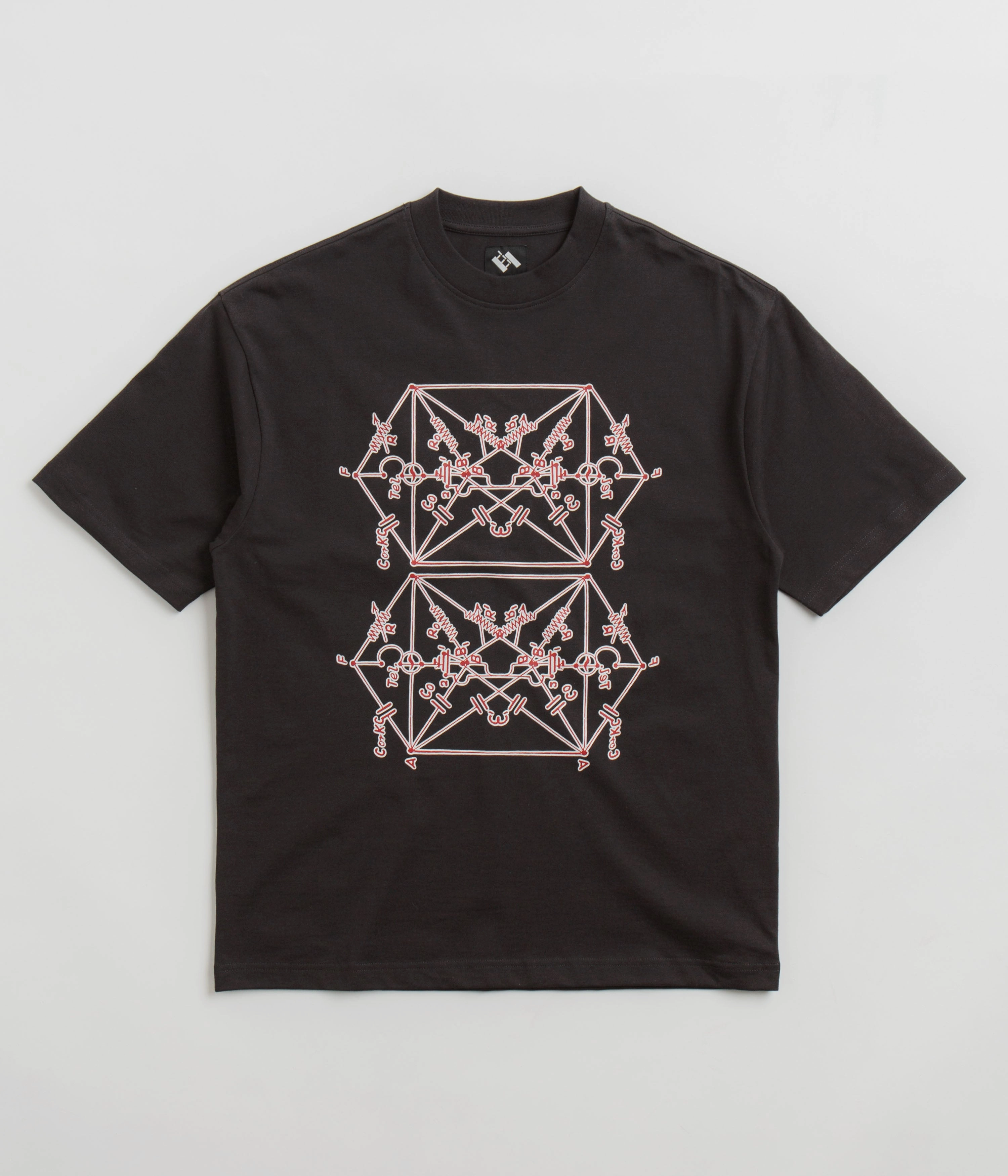 squash venue The Trilogy Tapes Envelope Goat T-Shirt - Black