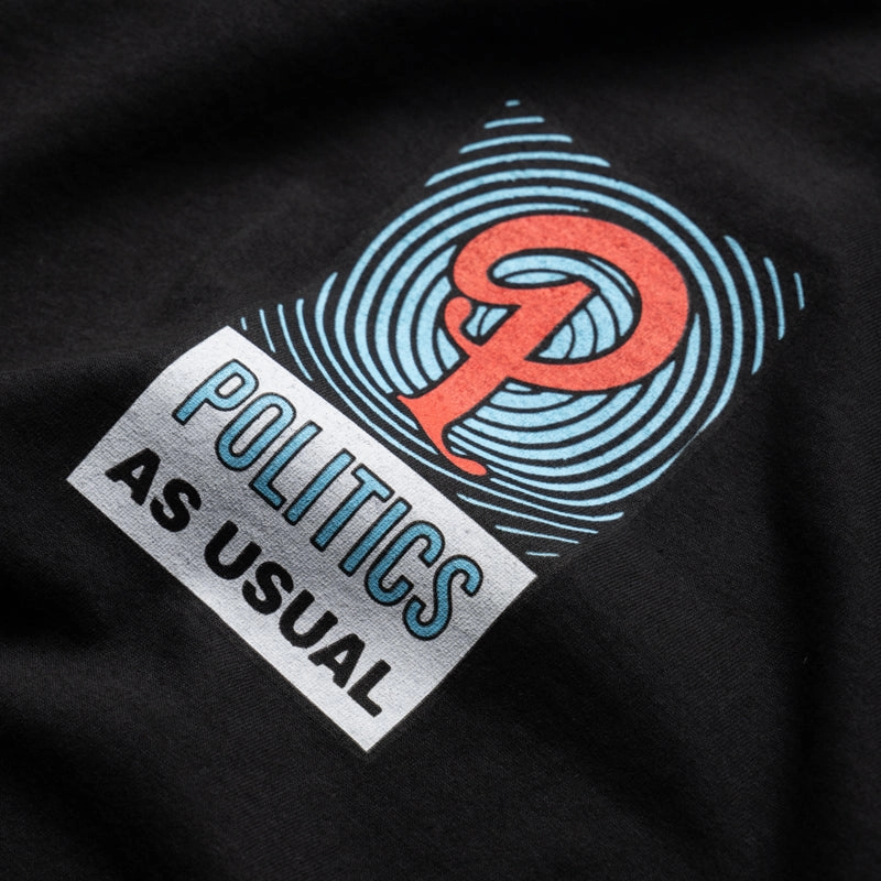 Politics Hell's Kitchen Tee - Black abstract hem pub event