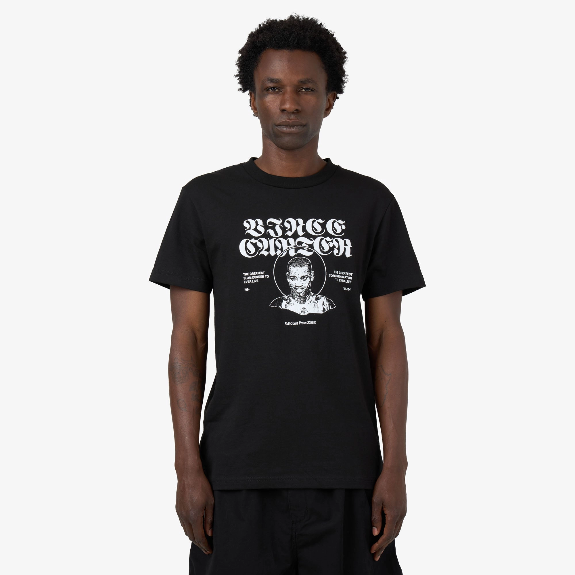 Full Court Press Carter T-shirt Black Desert area pom-pom