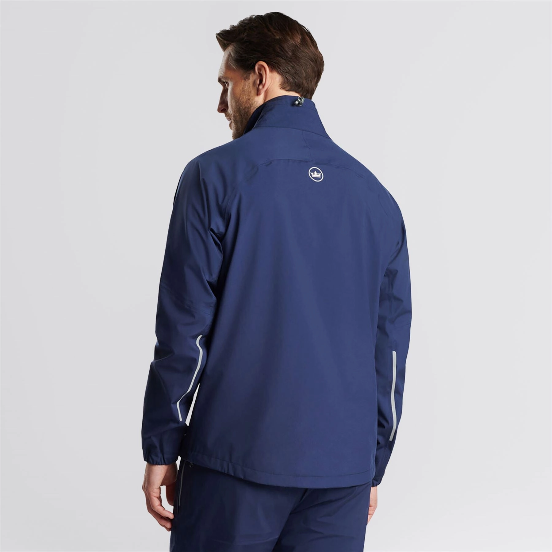 Rain Walker Waterproof Jacket Navy All-Season Outerwear Slide