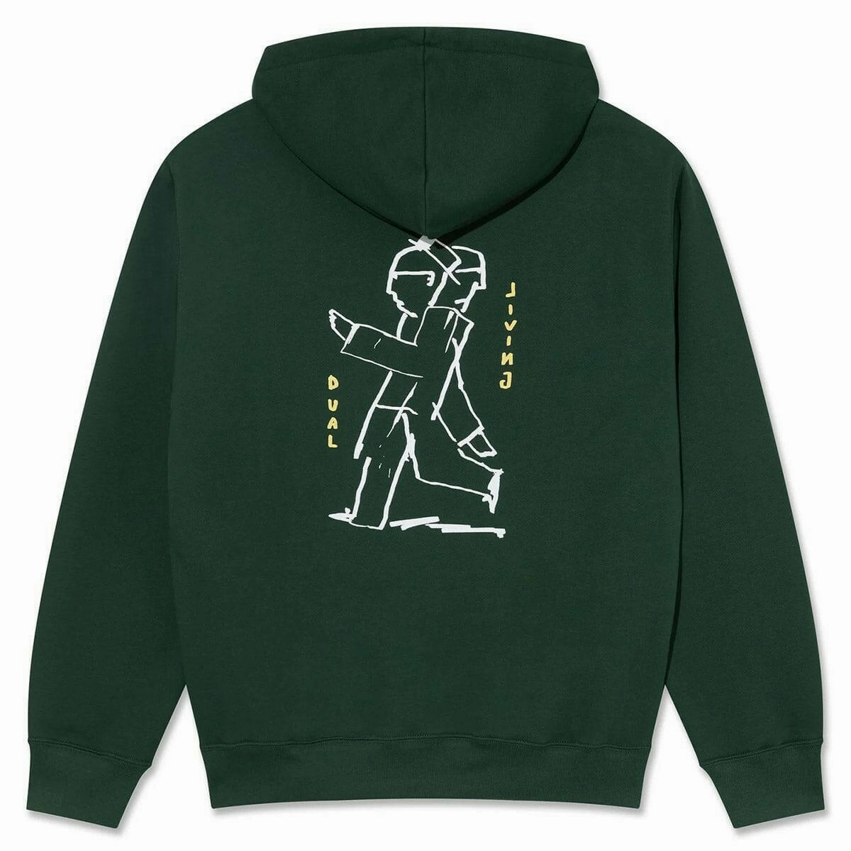 Polar - Dual Living Dave Hoodie Dark Green Sleek Comfort