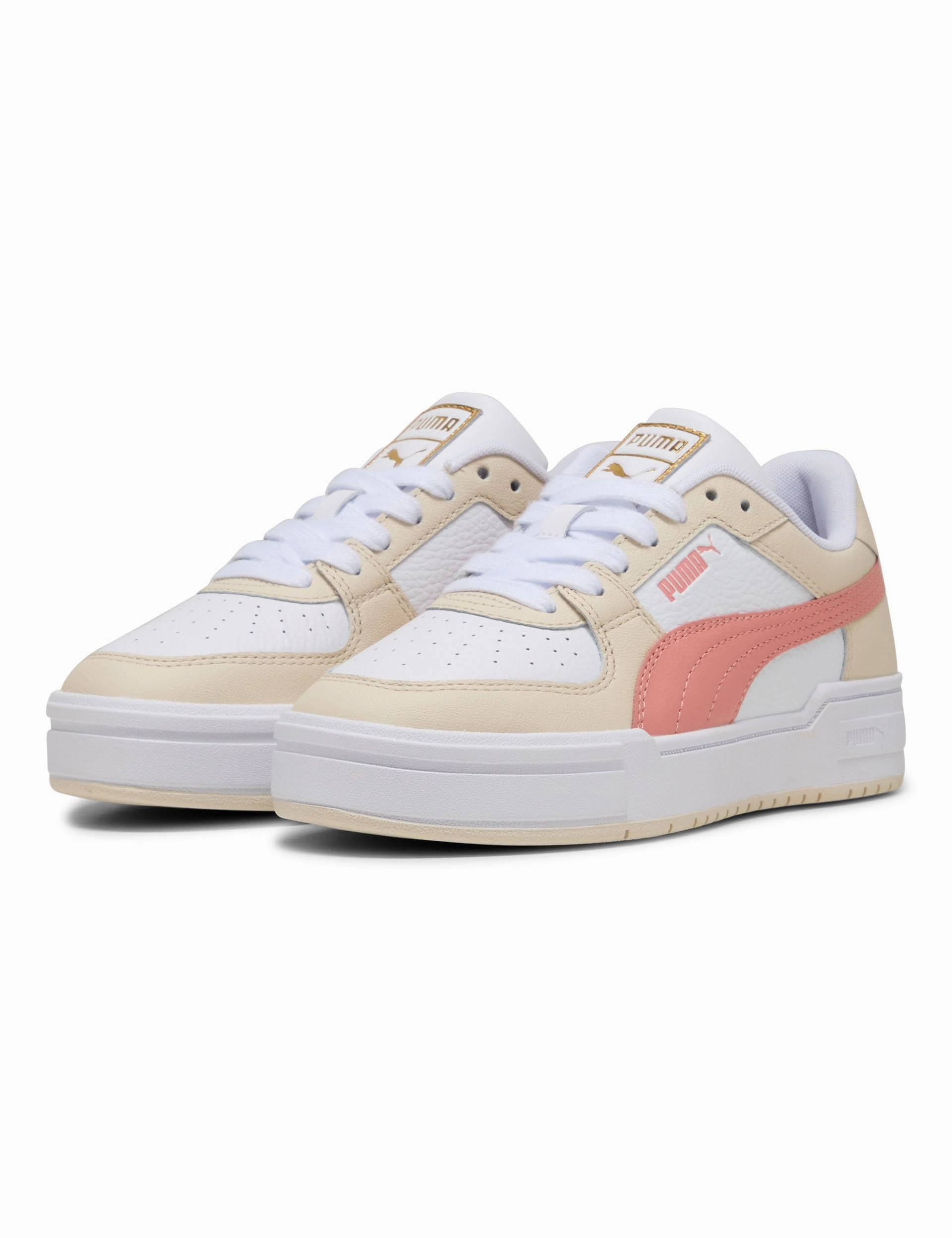 Tea Run CA Pro Classic II Sneakers - White/Alpine Snow/Pink Fruit