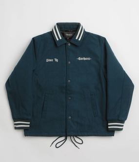 Carhartt Wool Coach Jacket - Deep Lagoon / Wax snowboarding