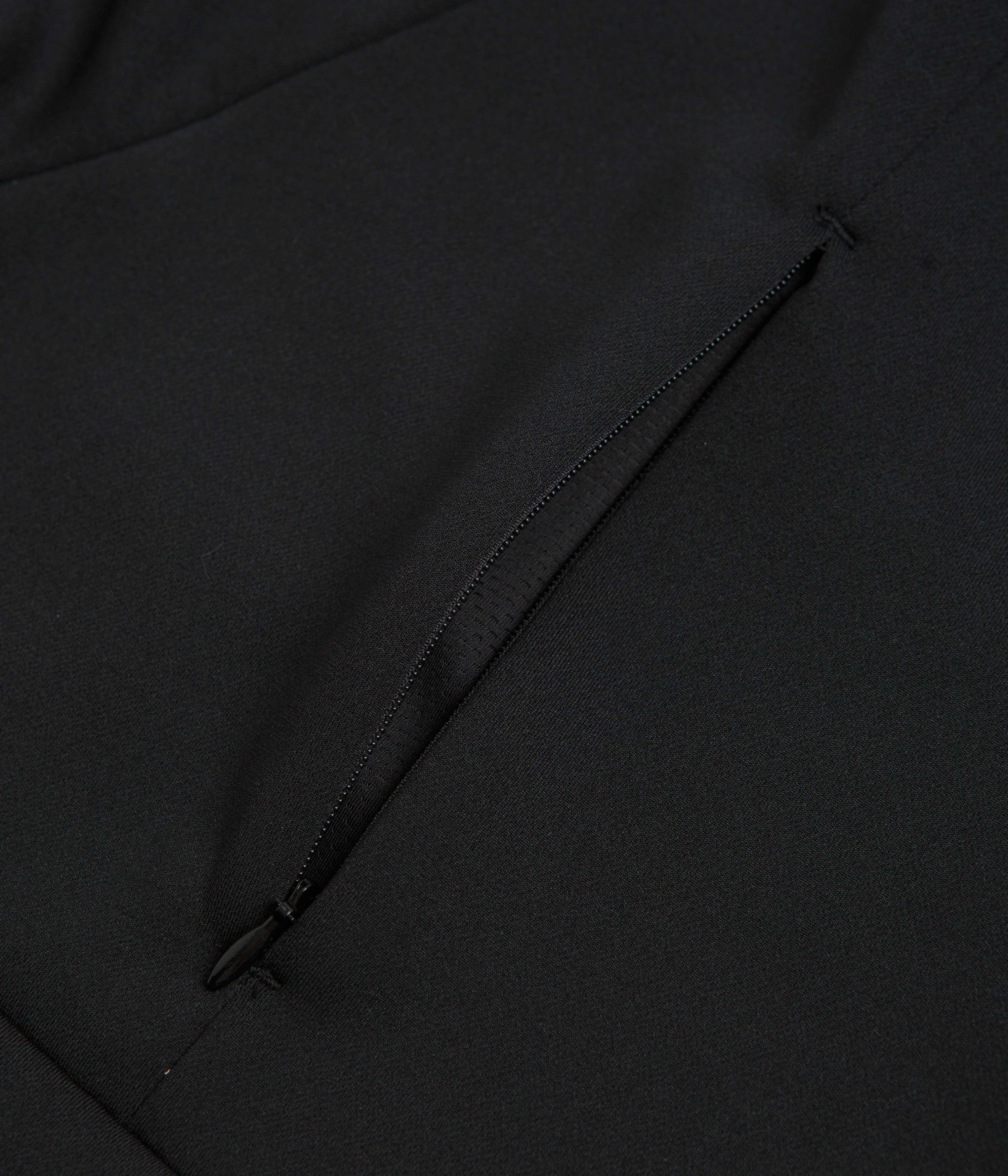 Active Wearable Fitted Shape Cayl Karuishi Half Zip Sweatshirt - Black