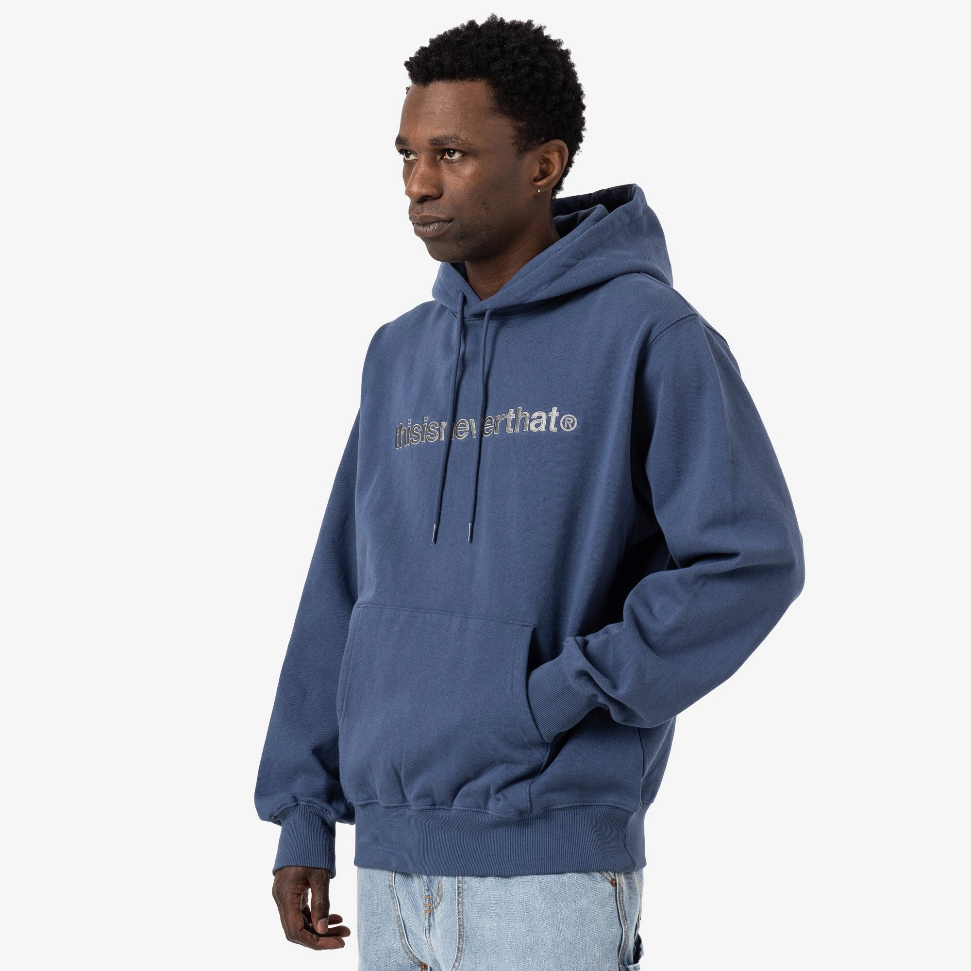 thisisneverthat T-Logo Hoodie / Deep Water product stain resistant convenience