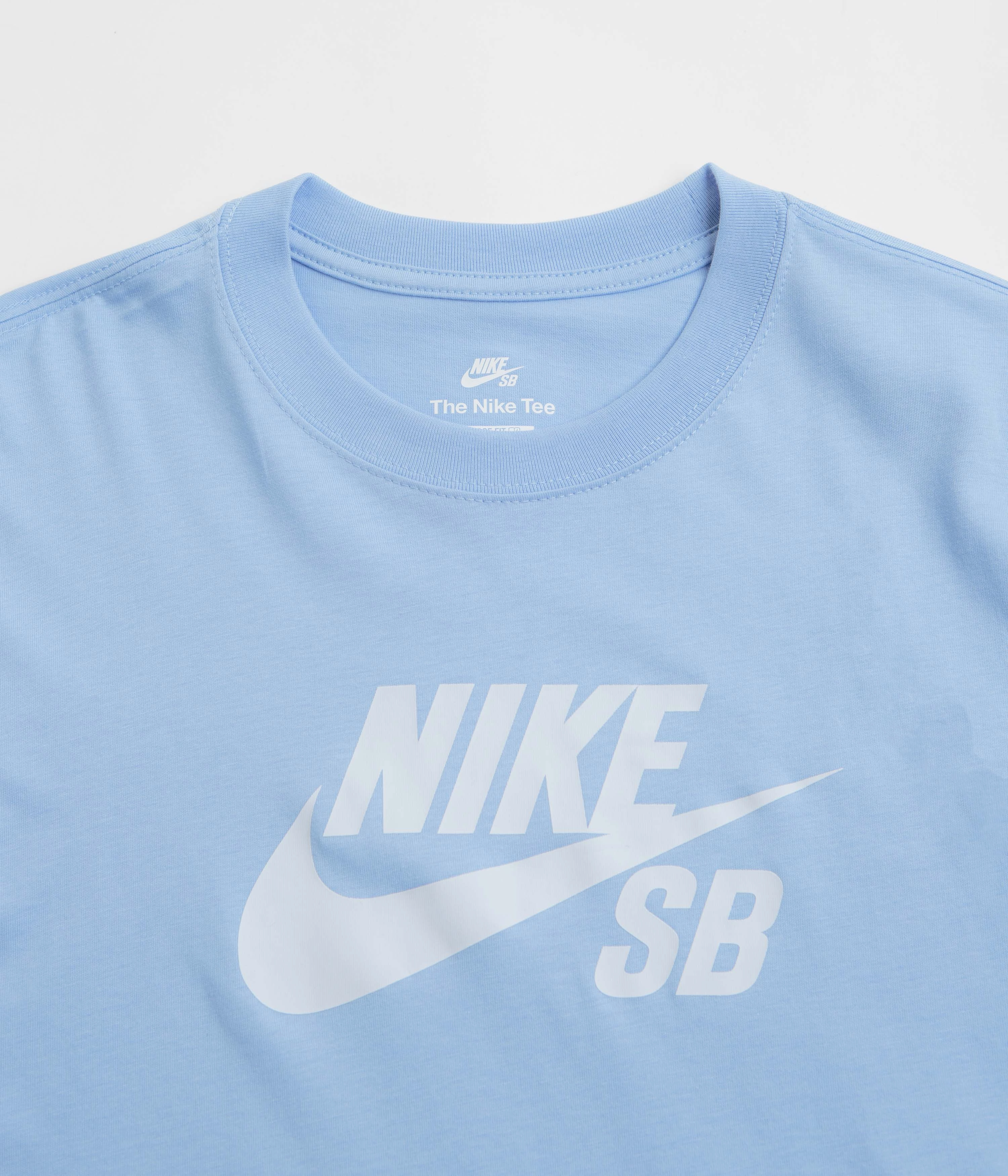Nike SB Large Logo T-Shirt - Aluminum home clothes Skiing