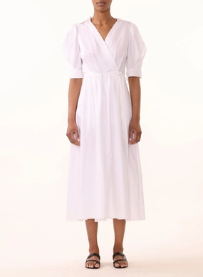 Grace Vibe Boho Tone COTTON SATEEN SHORT SLEEVE DAY DRESS