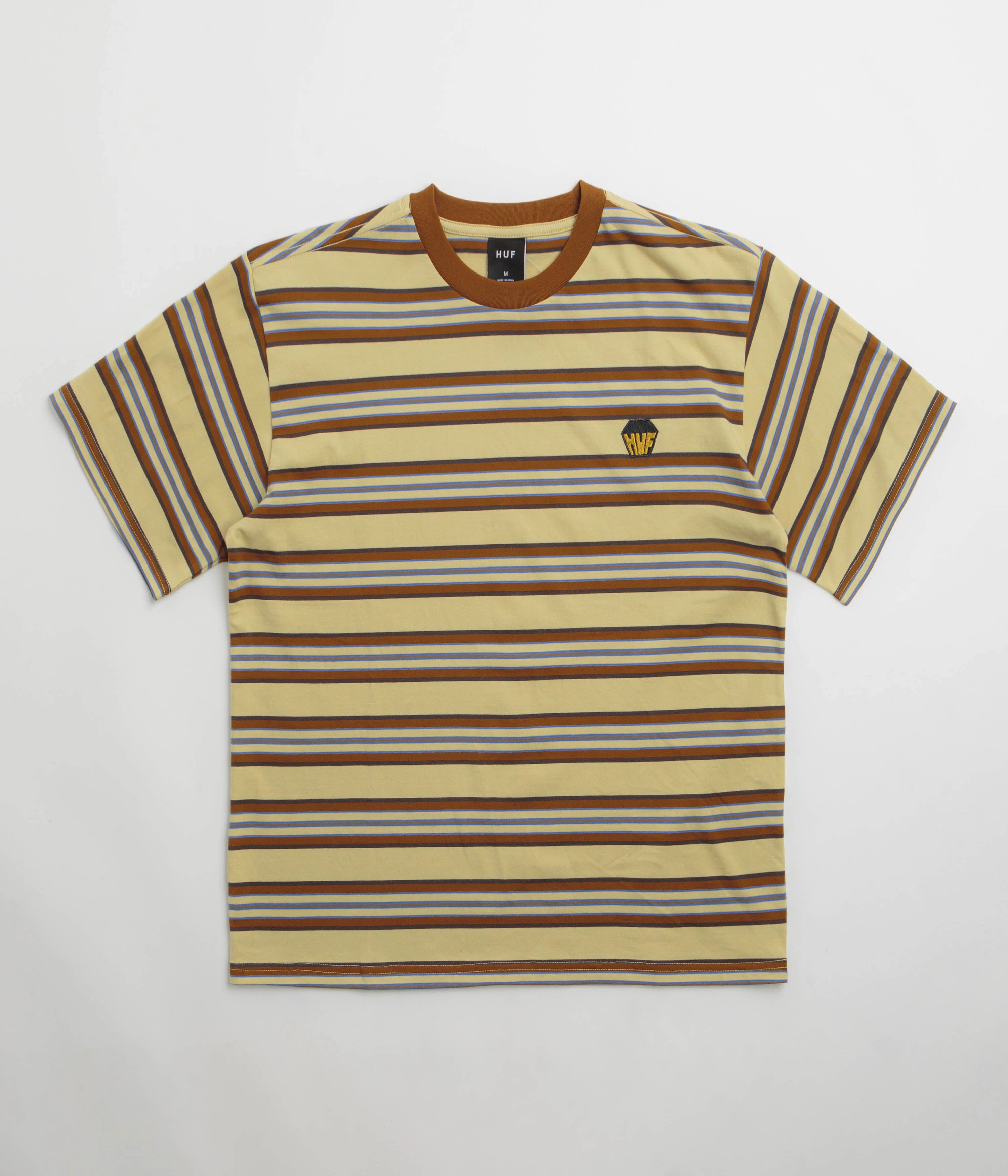insulated HUF Big Block Stripe T-Shirt - Clay