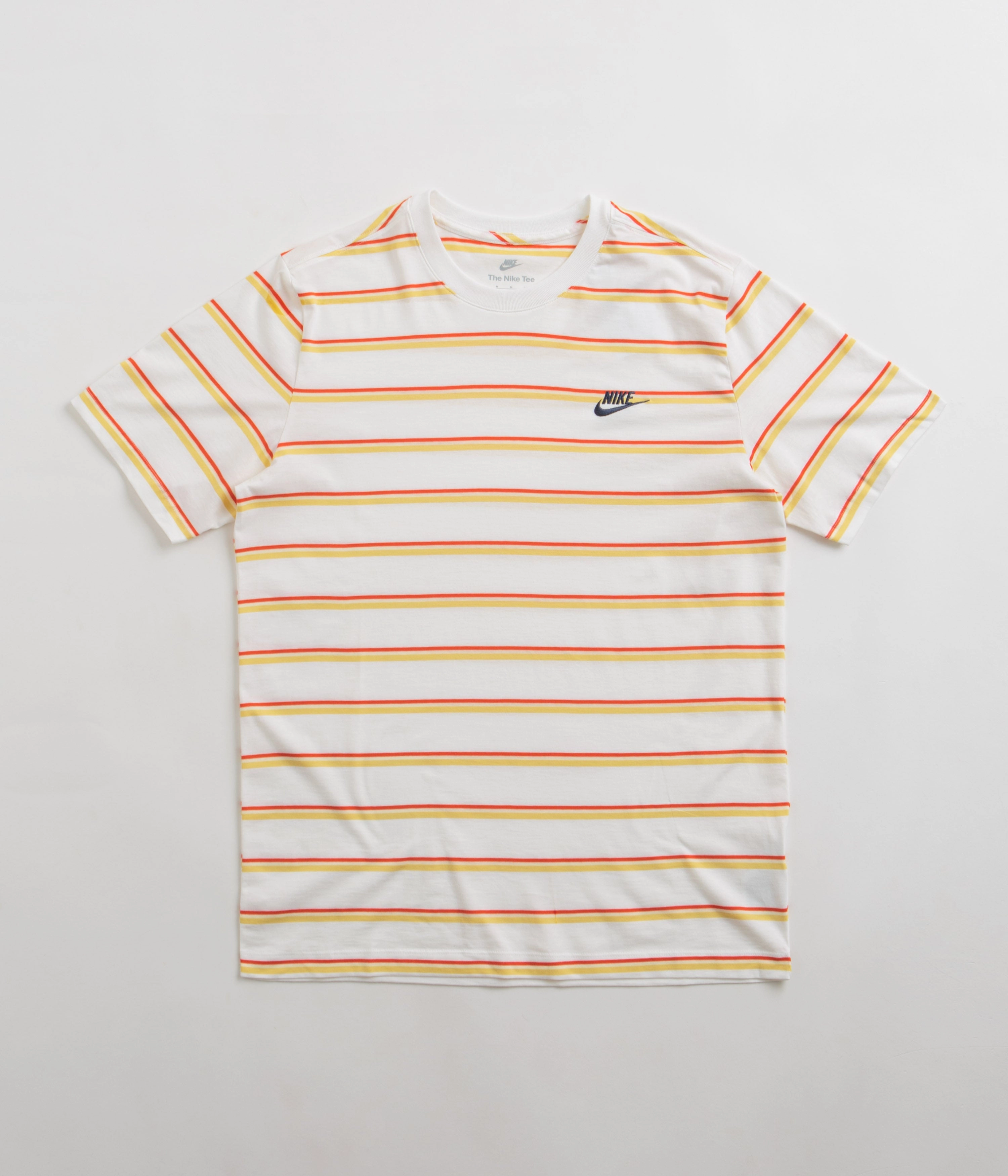 Nike Stripe T-Shirt - White / Multi basketball venue