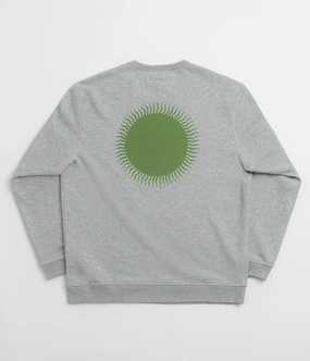 Eco Friendly Color fastness Mollusk Country Sun Crewneck Sweatshirt - Heather Grey