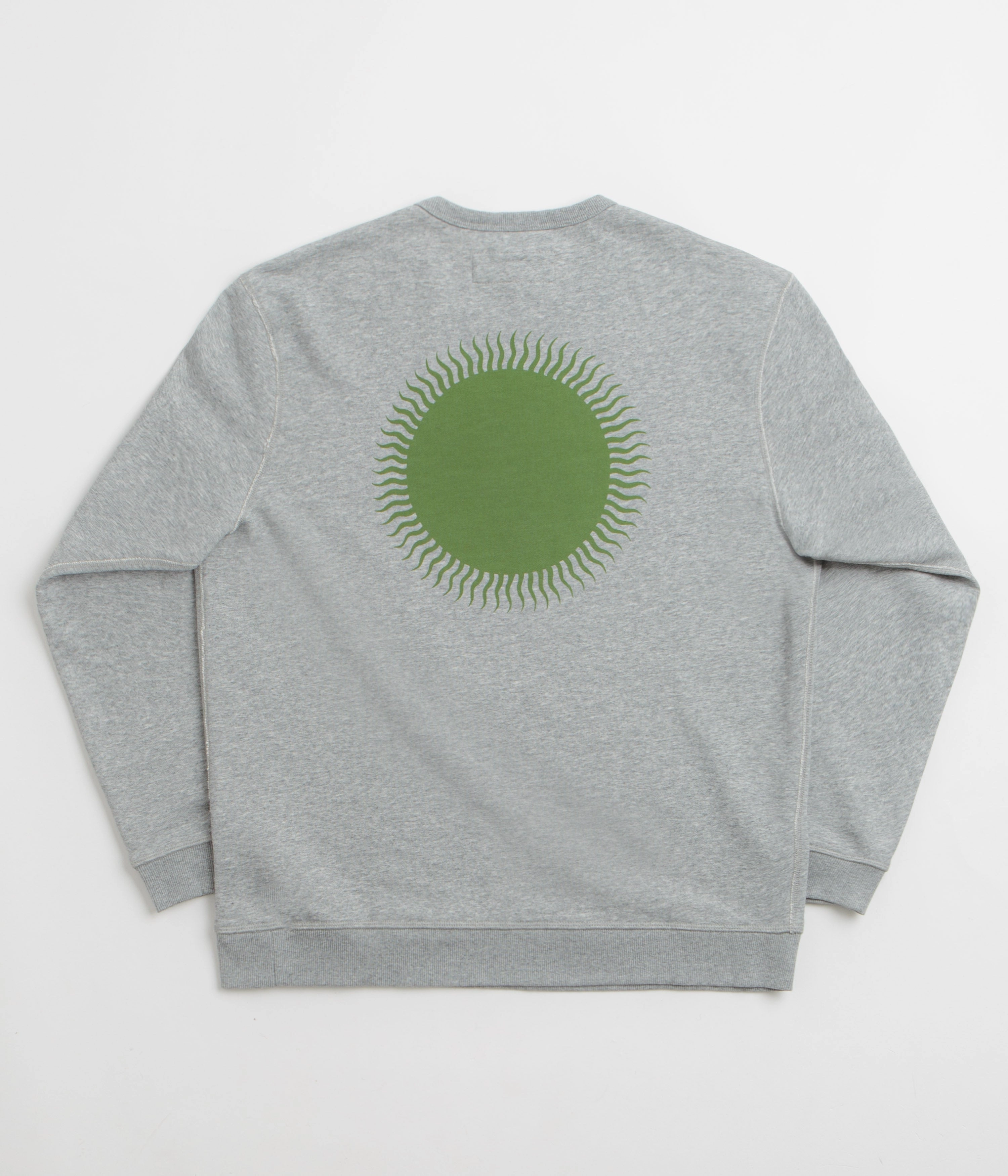 Eco Friendly Color fastness Mollusk Country Sun Crewneck Sweatshirt - Heather Grey