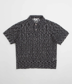 Obey Andre Polo Short Sleeve Sweatshirt - Black Daily Fit