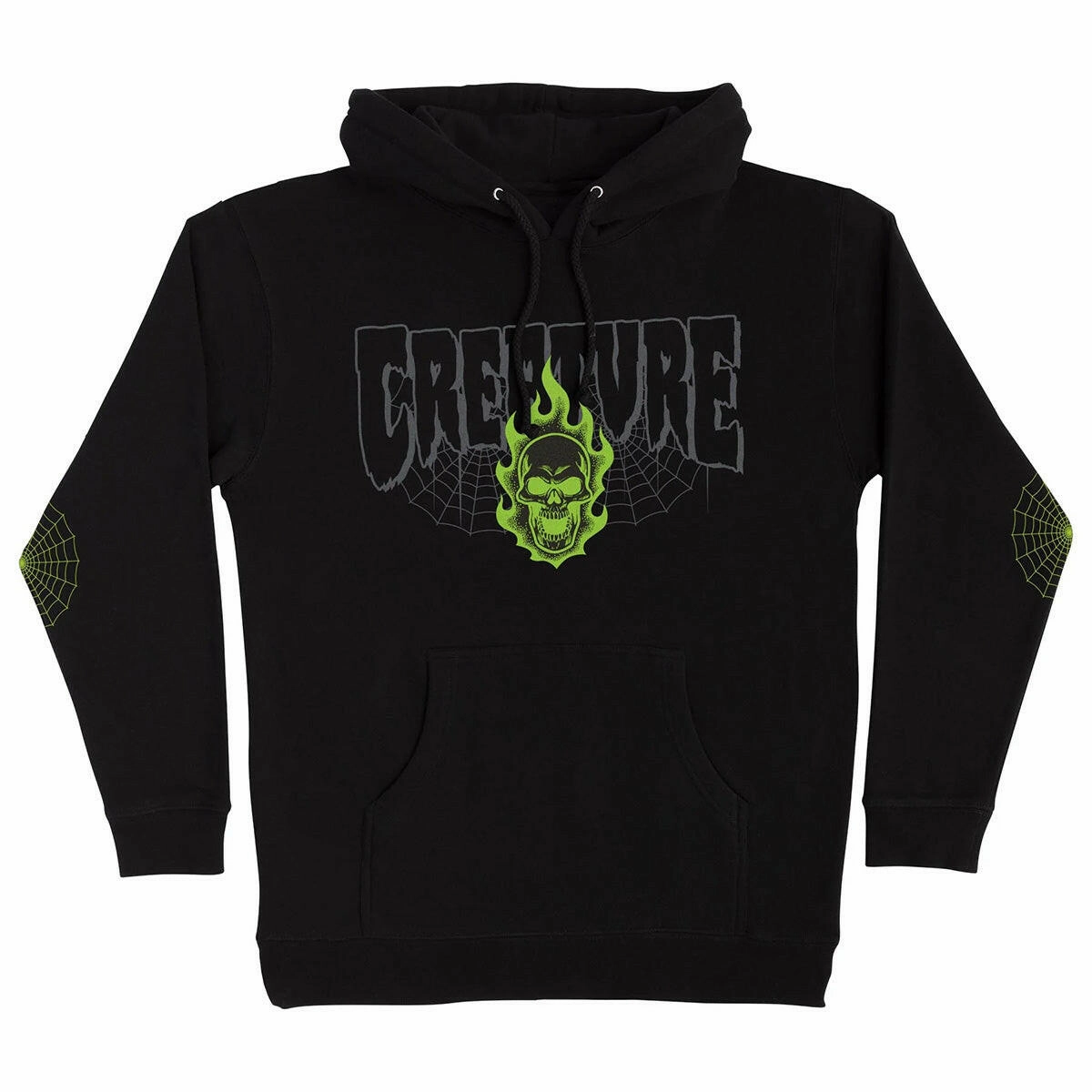 Breathable Layer Fit Sporty Performance Creature - Bonehead 2 Relic Hoodie Black