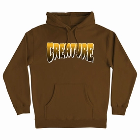 Cozy Movement Spiritual wear Creature - Logo Hoodie Brown