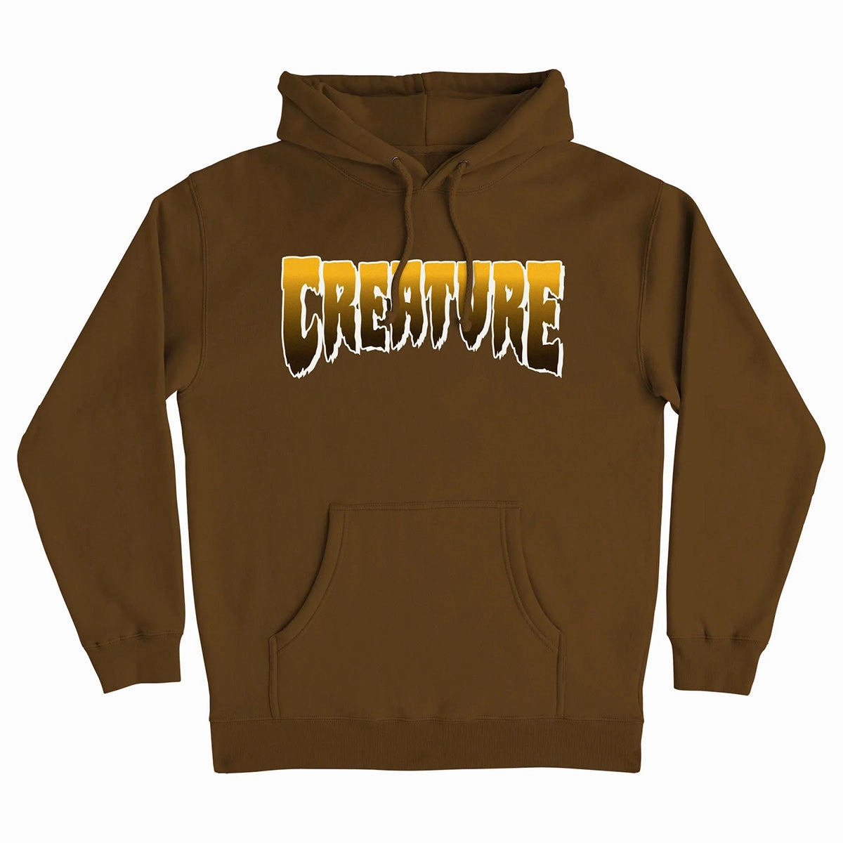 Cozy Movement Spiritual wear Creature - Logo Hoodie Brown