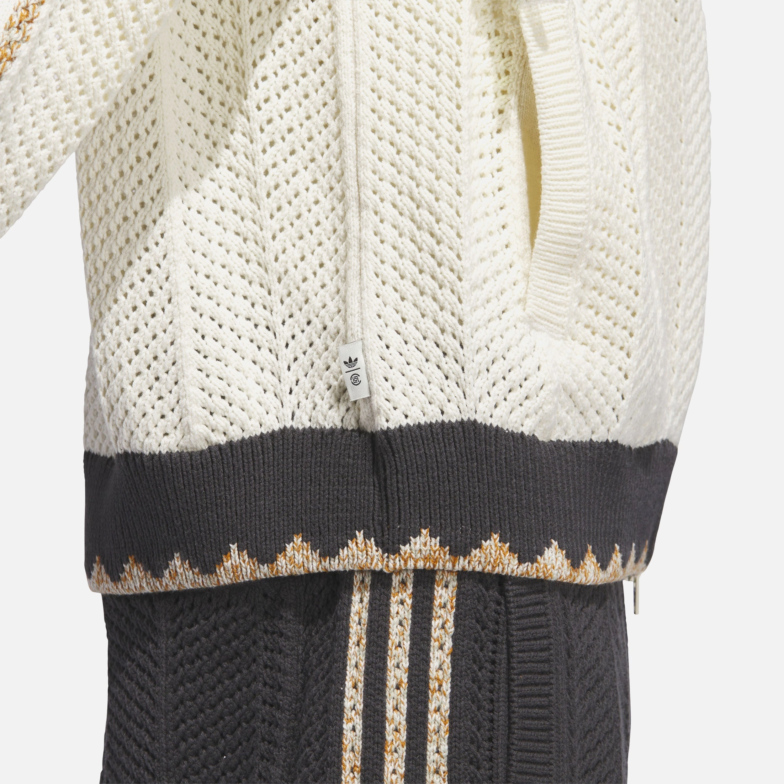 Crochet Track Top x CLOT by Edison Chen Layered Security Pockets