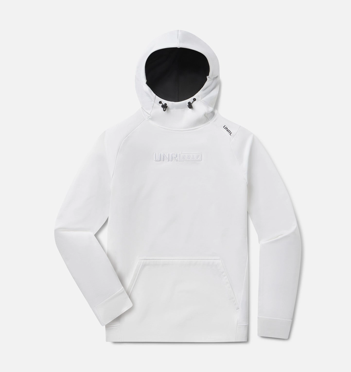 Double Layered Fabric Crossover Hoodie II [Golf]