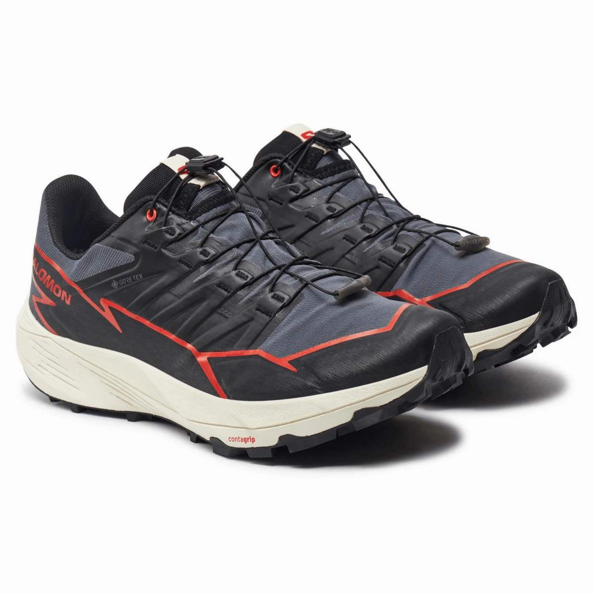 Sneaker Innovation Salomon Men's Thundercross Gore-Tex Turbulence/Black/Cherry Tomato