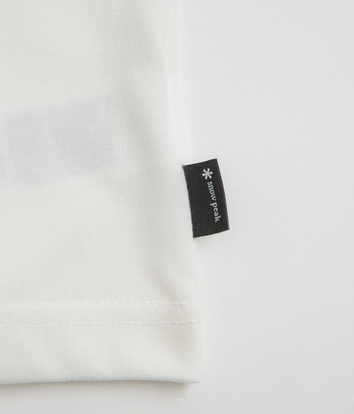 Snow Peak NSD Back Logo T-Shirt - Off White Yoga retreat Stretchable