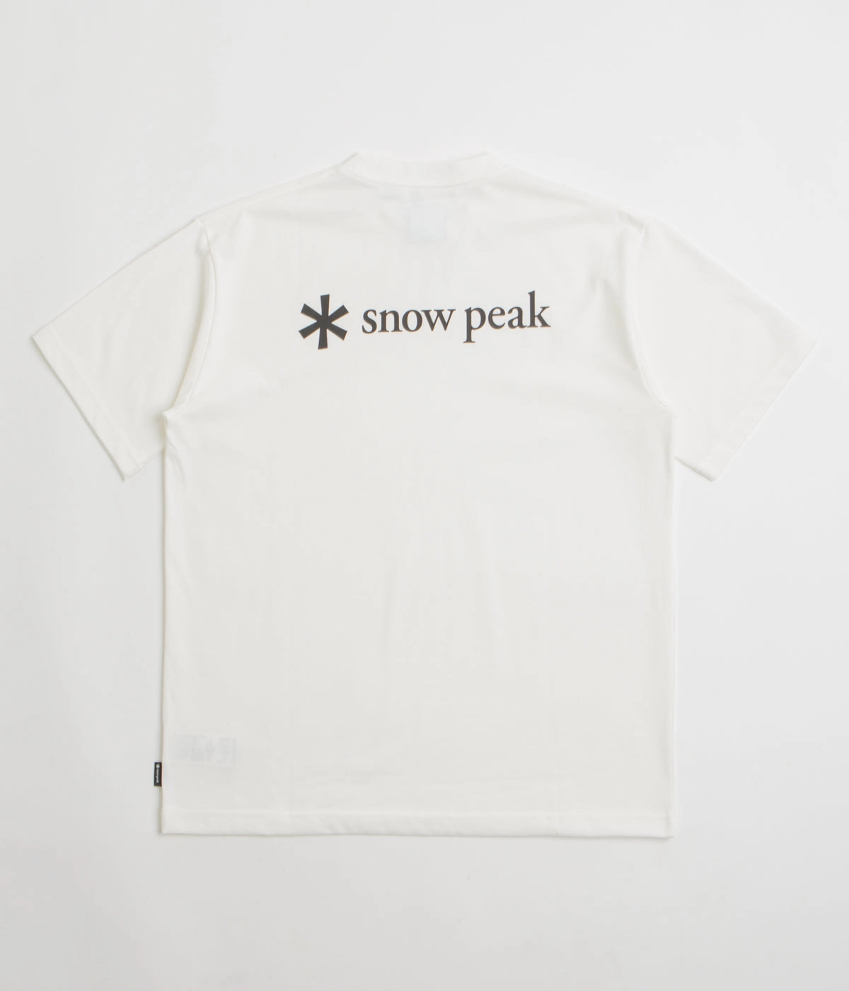 tiers Snow Peak NSD Back Logo T-Shirt - Off White