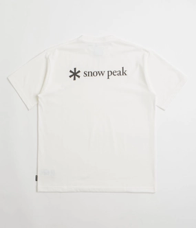 tiers Snow Peak NSD Back Logo T-Shirt - Off White
