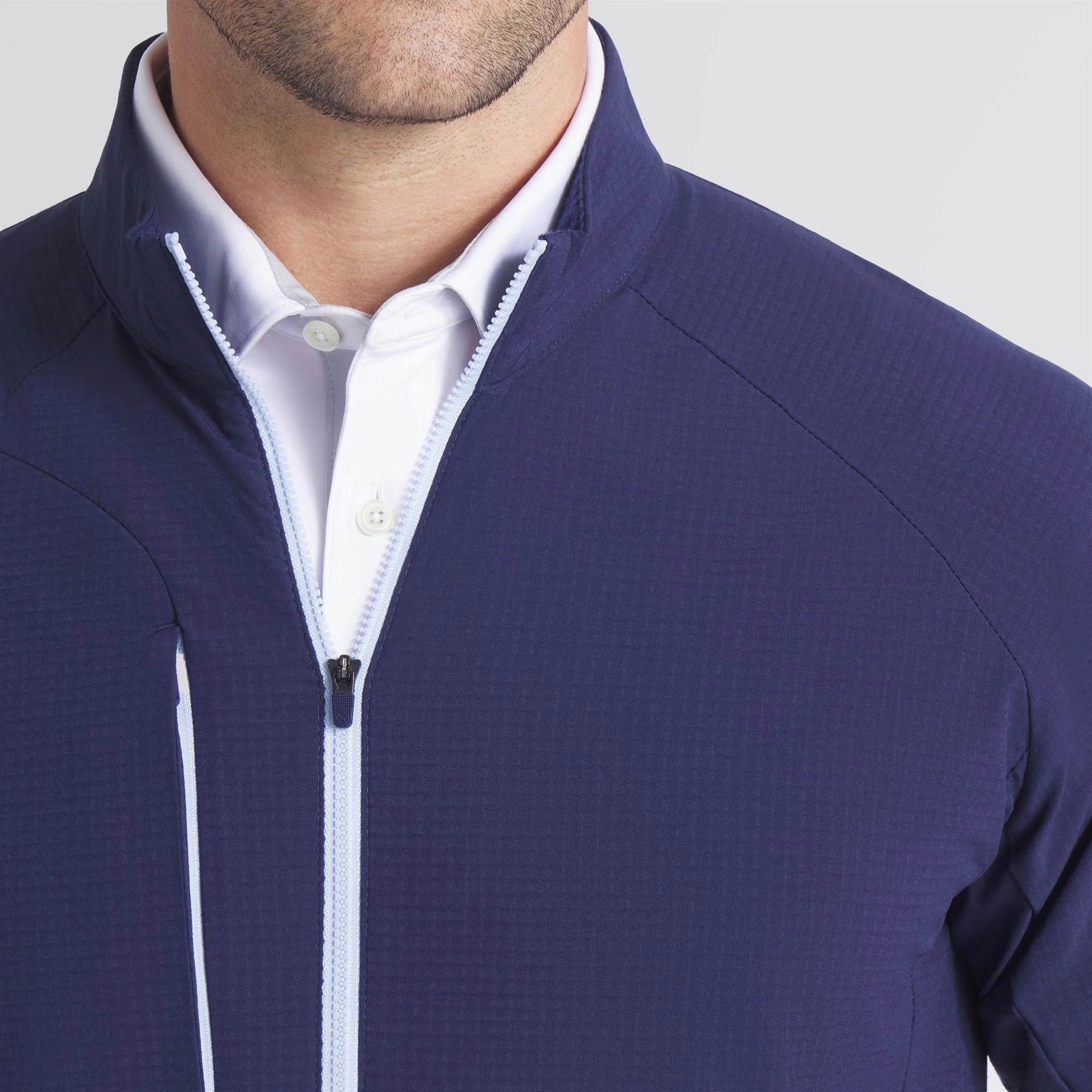 Cypress Softshell Jacket Deep Navy High Visibility Elements Chill Protection