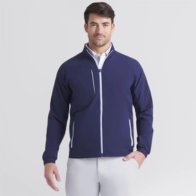 No Bulk Negotiate Cypress Softshell Jacket Deep Navy