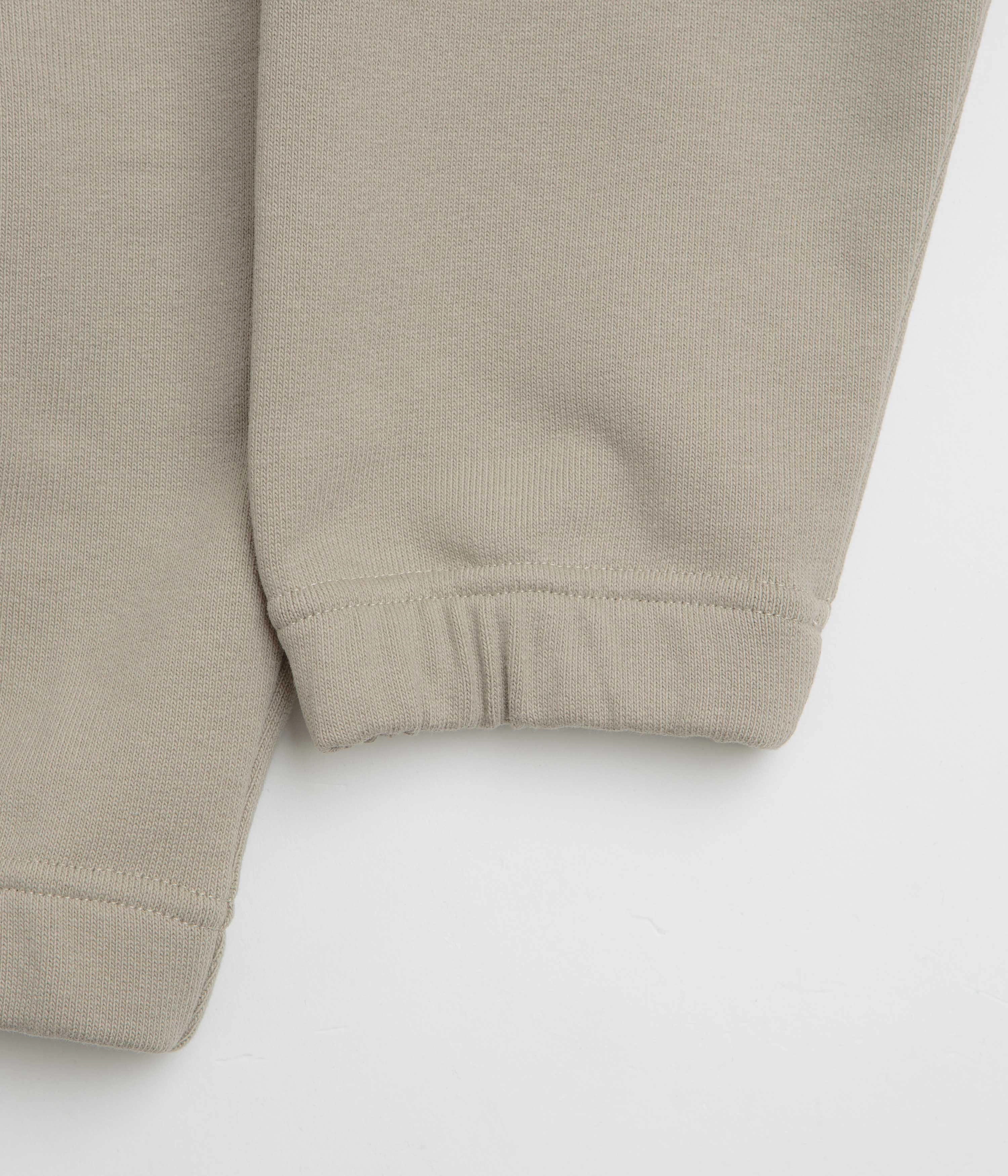 ROA Heavy Half Zip Sweatshirt - Taupe Fresh Active Pastel Shade