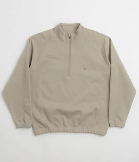 Urban Active ROA Heavy Half Zip Sweatshirt - Taupe