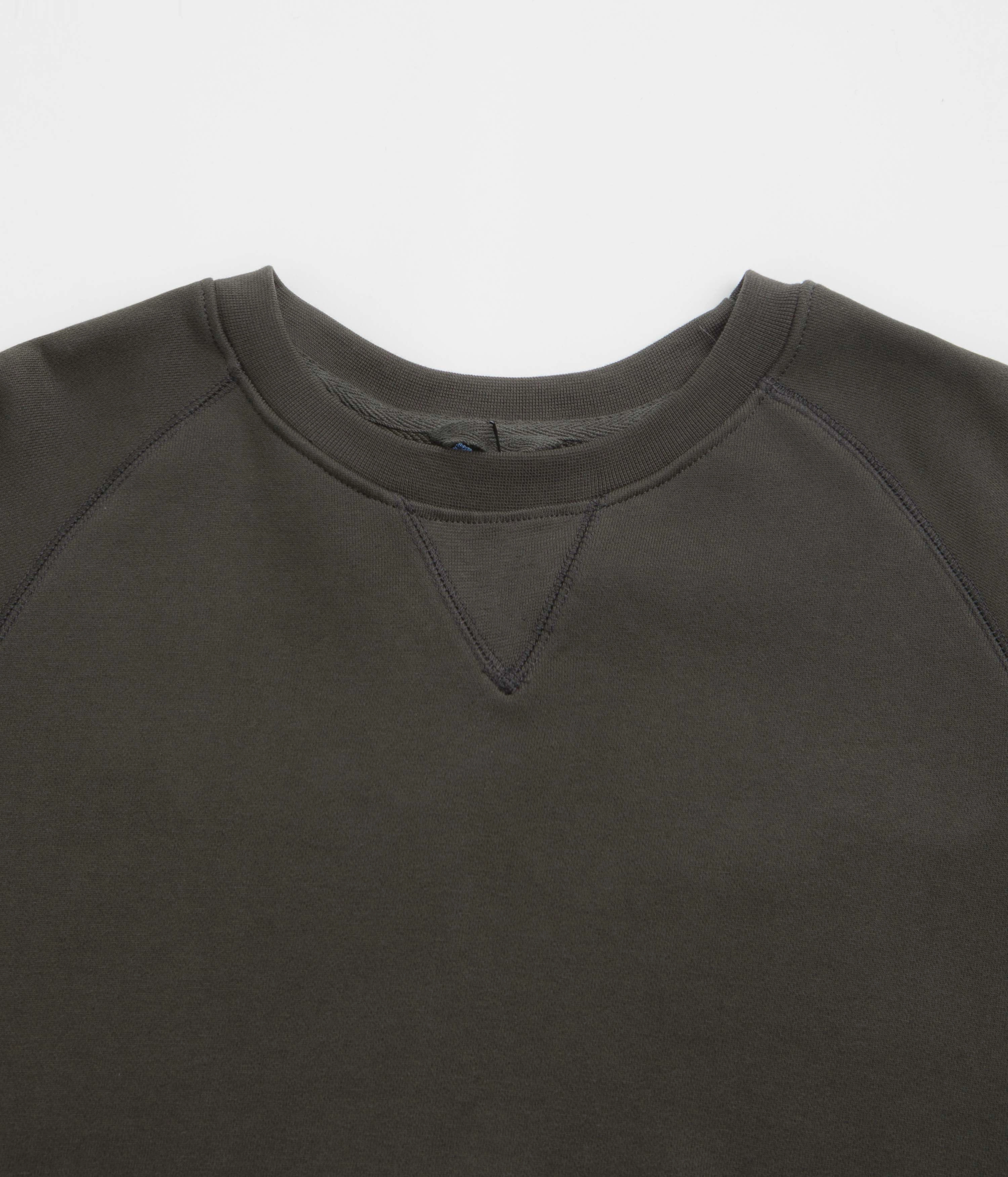 Comfort Layering Uskees 7005 Crewneck Sweatshirt - Faded Black