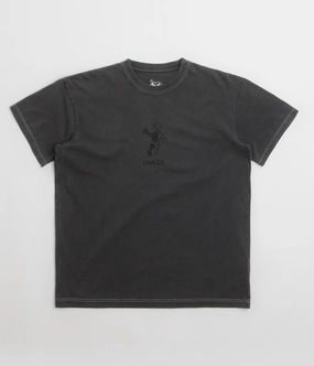 Dancer OG Logo T-Shirt - Black Pigment print pattern