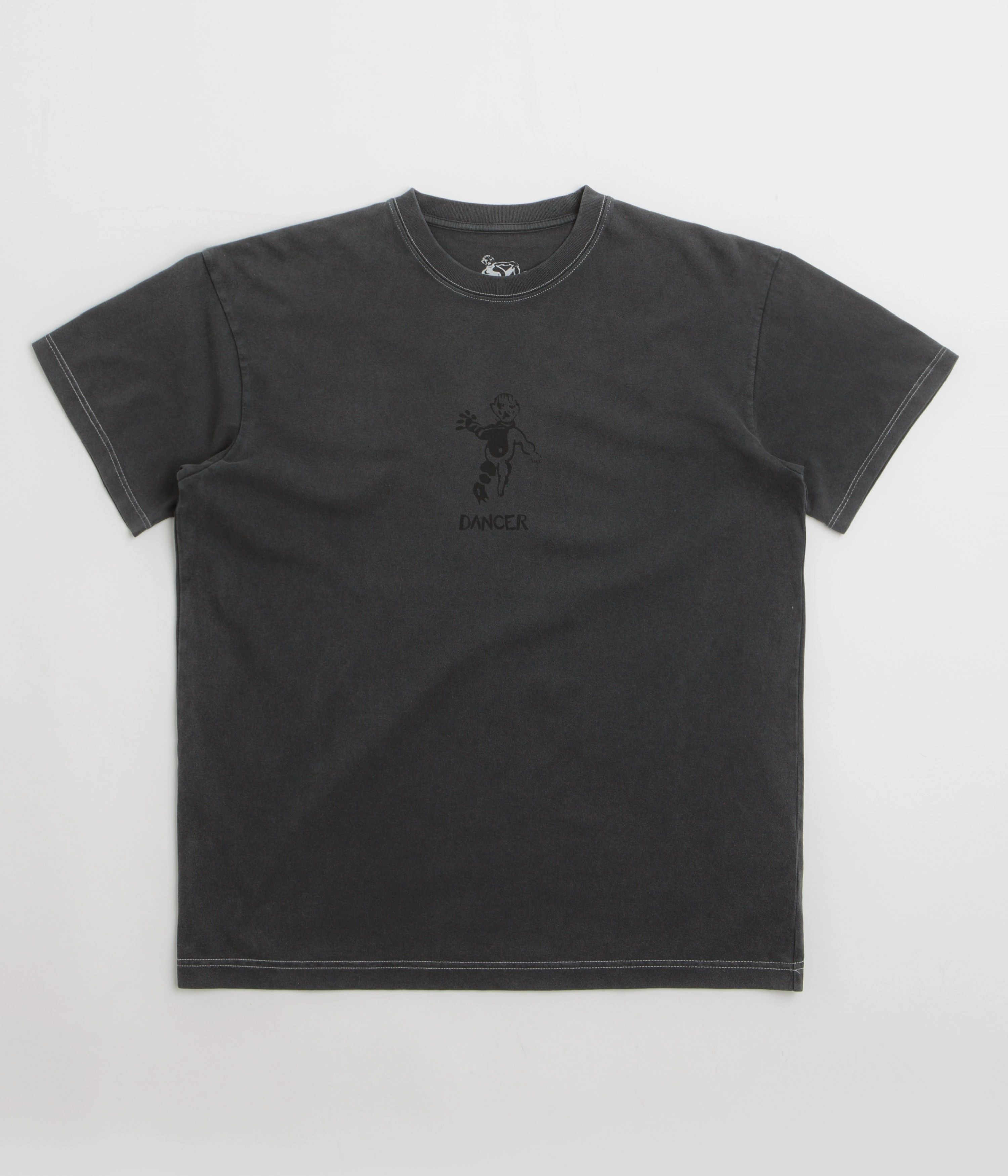 Dancer OG Logo T-Shirt - Black Pigment print pattern