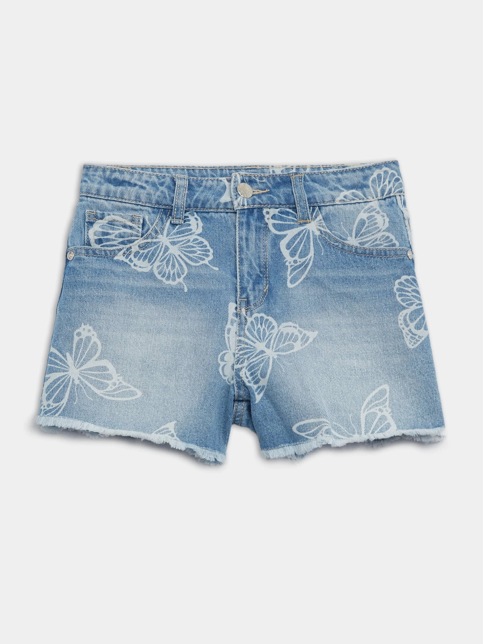 Denim Butterfly Shorts (7-14) BreathableLining