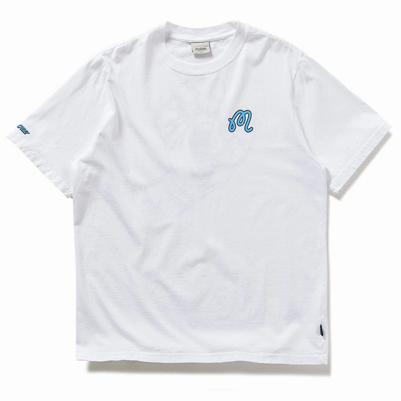 rooftop venue Malbon Golf x Santa Cruz Bermuda Screaming Hand Tee - White
