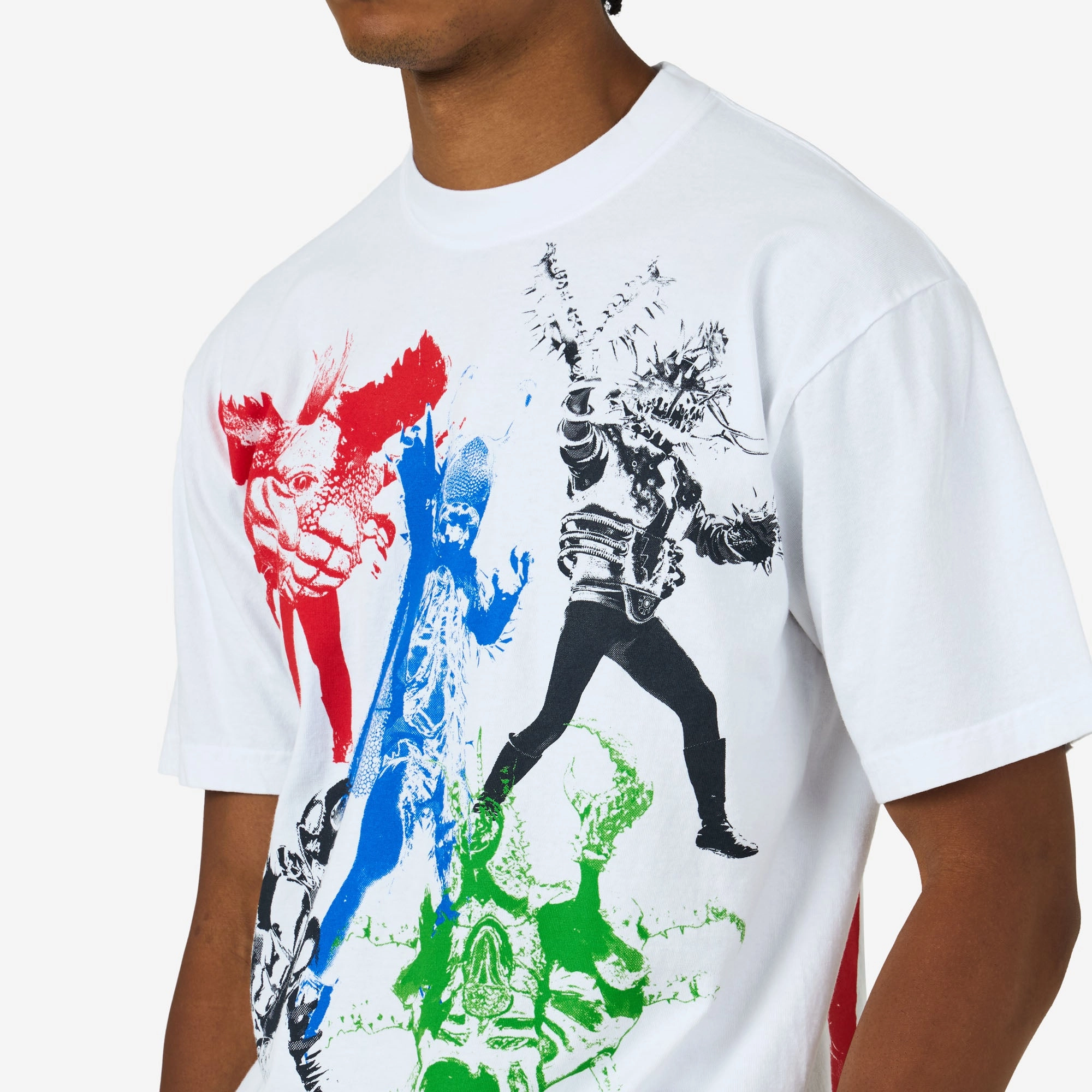 b.Eautiful Hero T-Shirt White Airflow Enhanced Back Panel