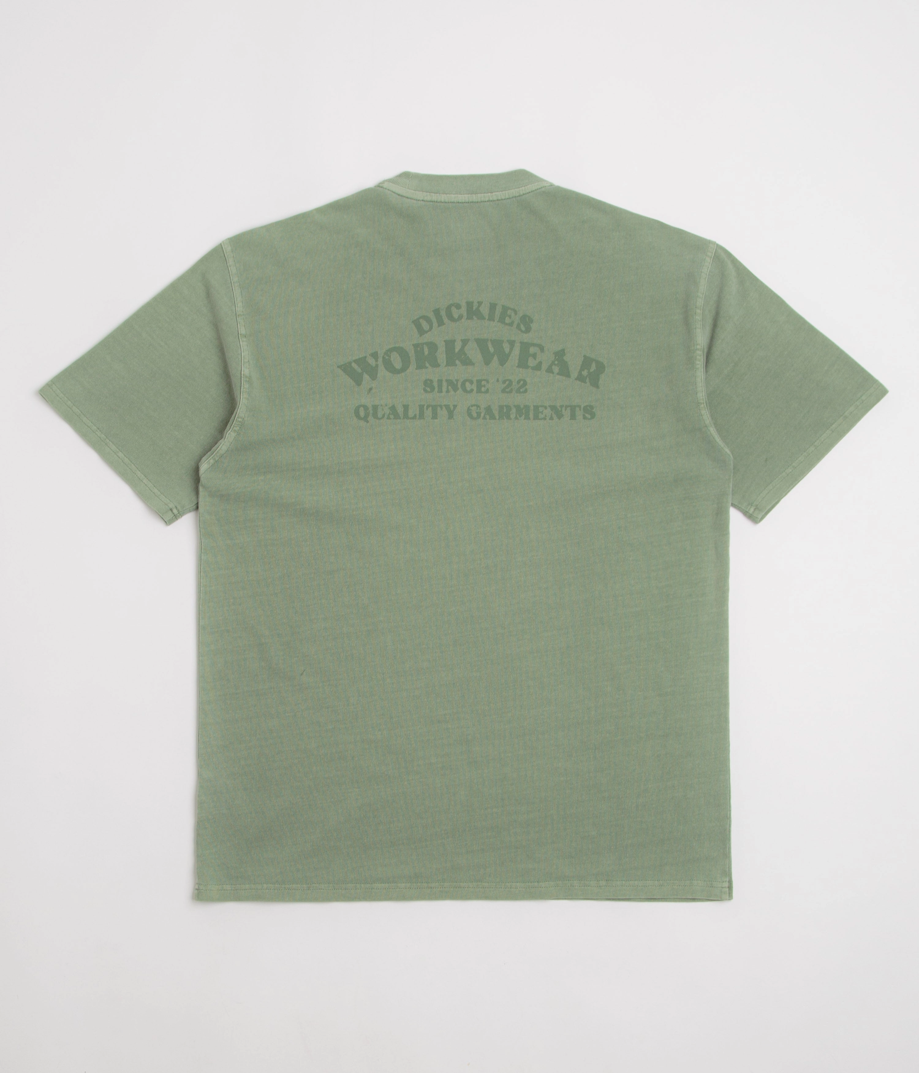 ruching Long sleeve option Dickies Christiana T-Shirt - Sea Spray