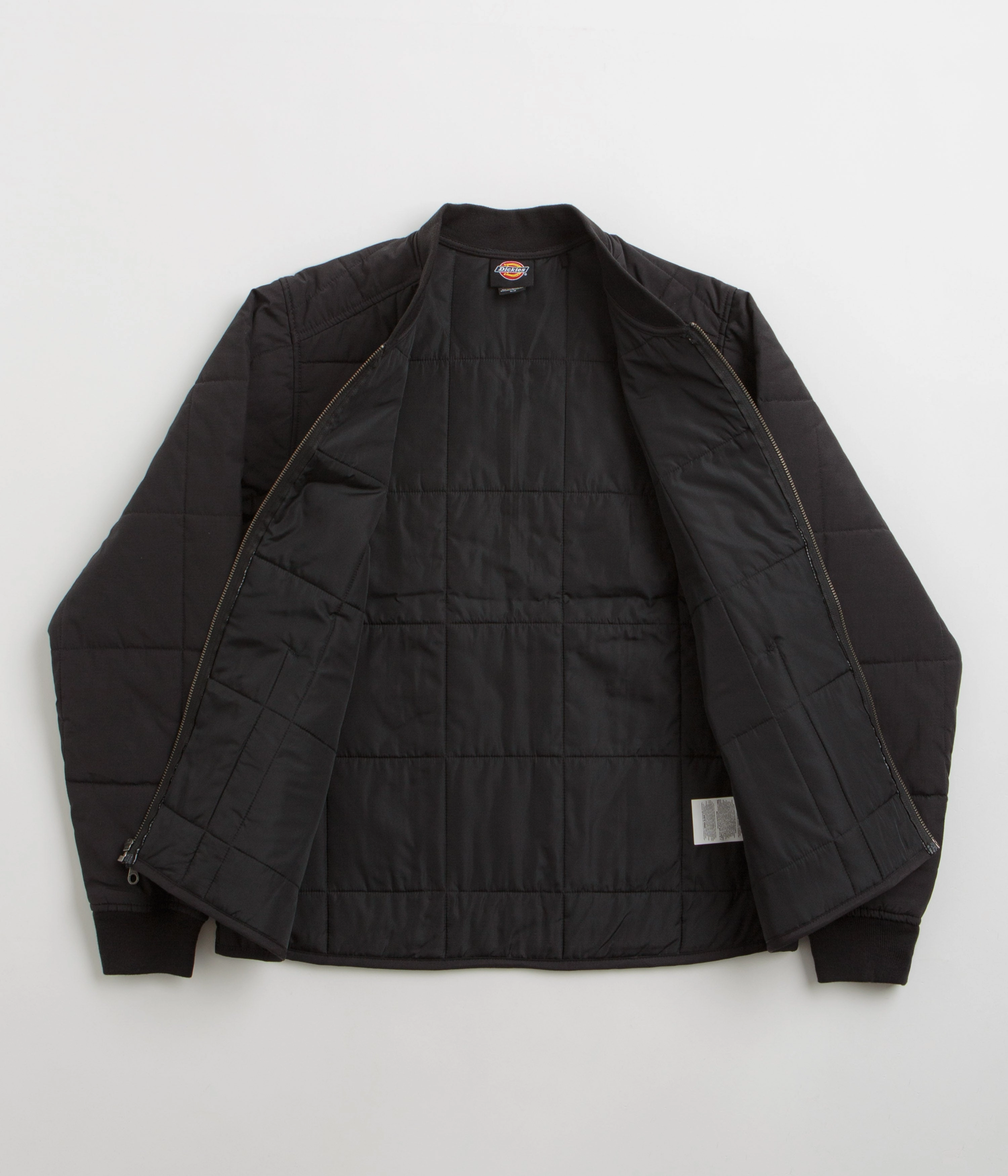 Full Length Zipper Solution Dickies Gardiner Liner Jacket - Black