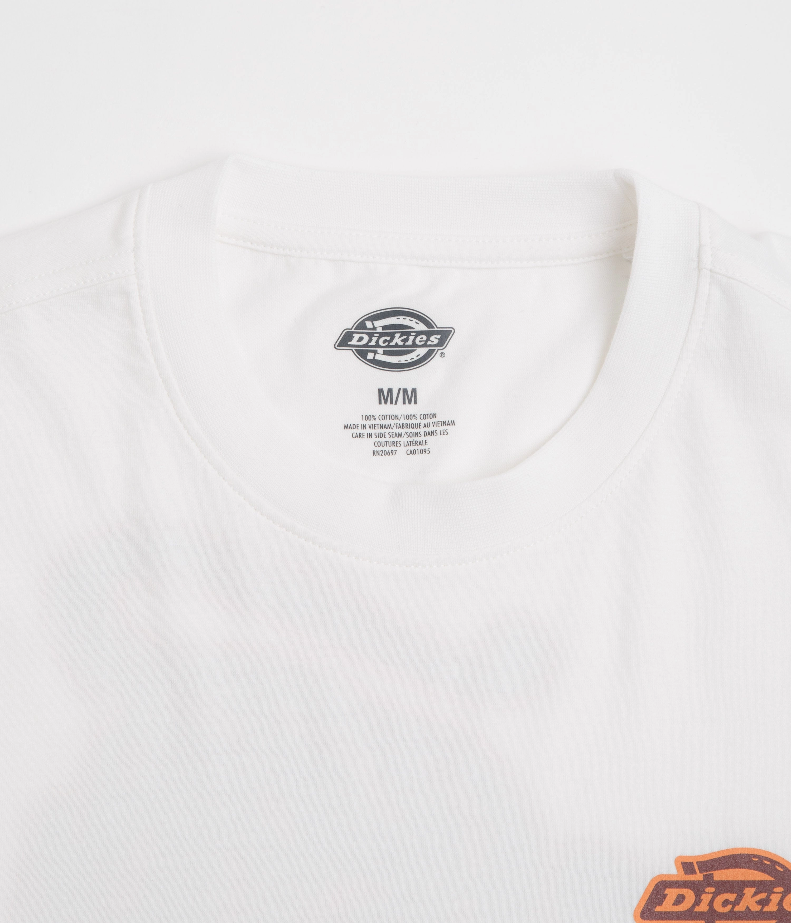 Performance Wear metallic hem Dickies Graysville T-Shirt - White