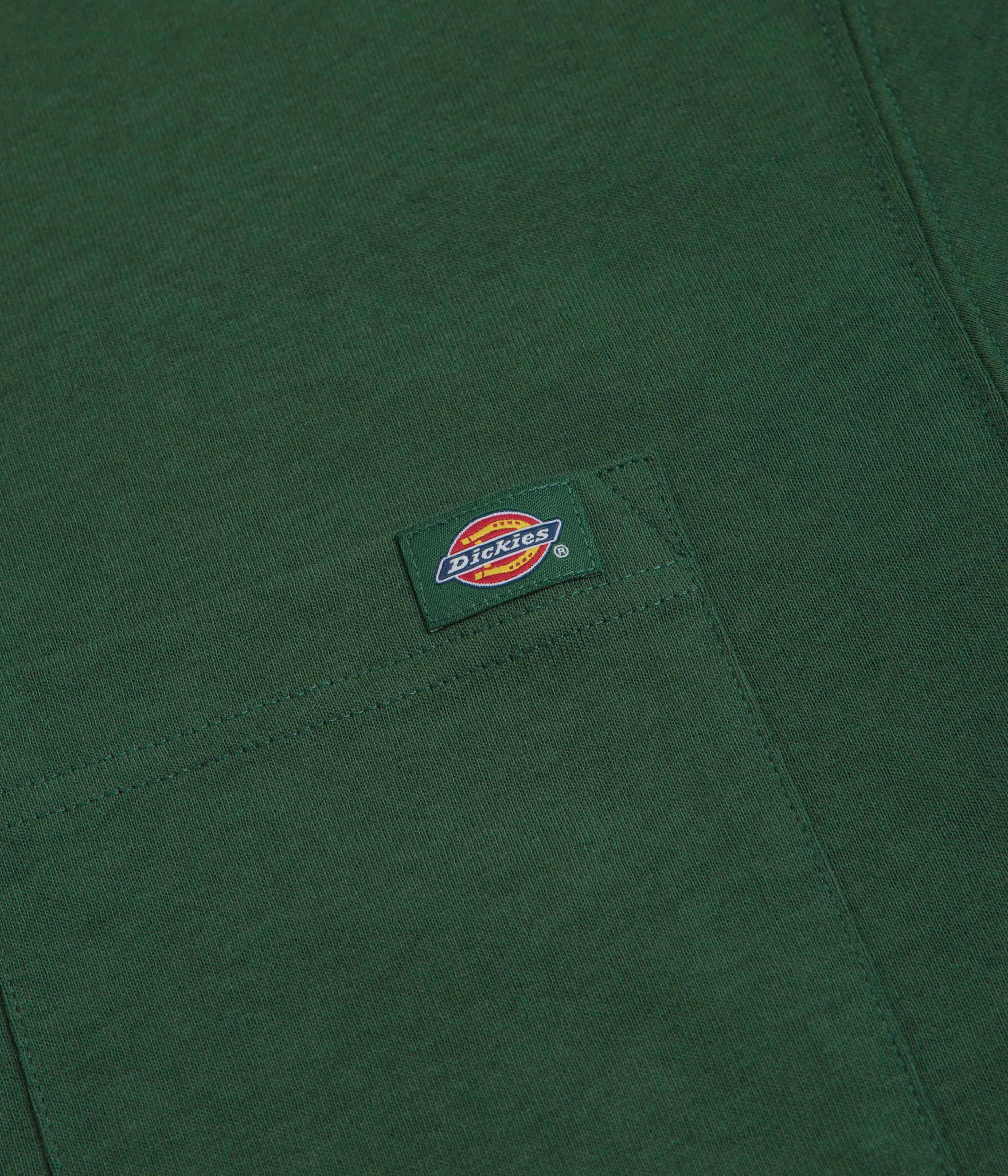 Dickies Luray Pocket T-Shirt - Pine Needle Green Trendy Fashion Snowy day