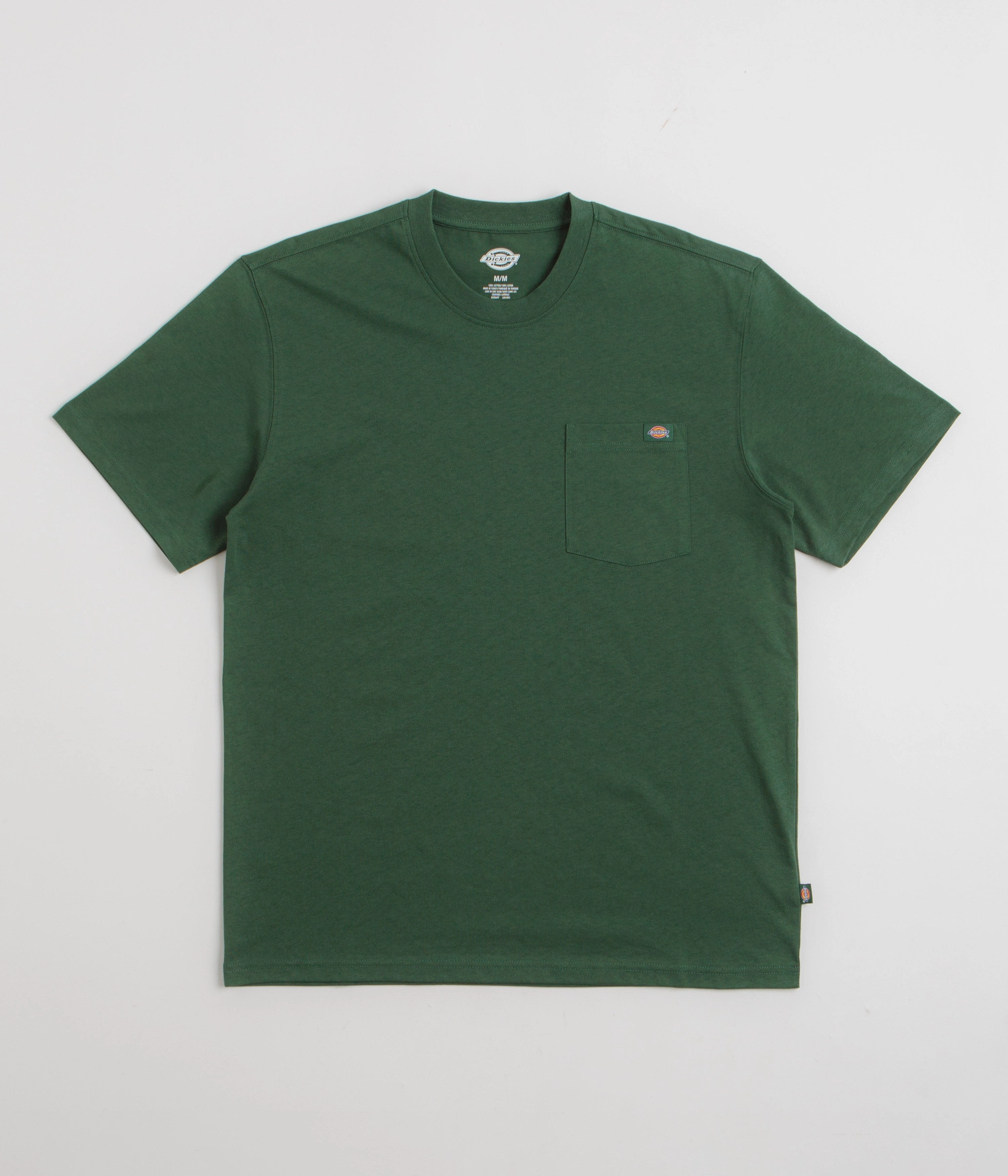 Male Dickies Luray Pocket T-Shirt - Pine Needle Green