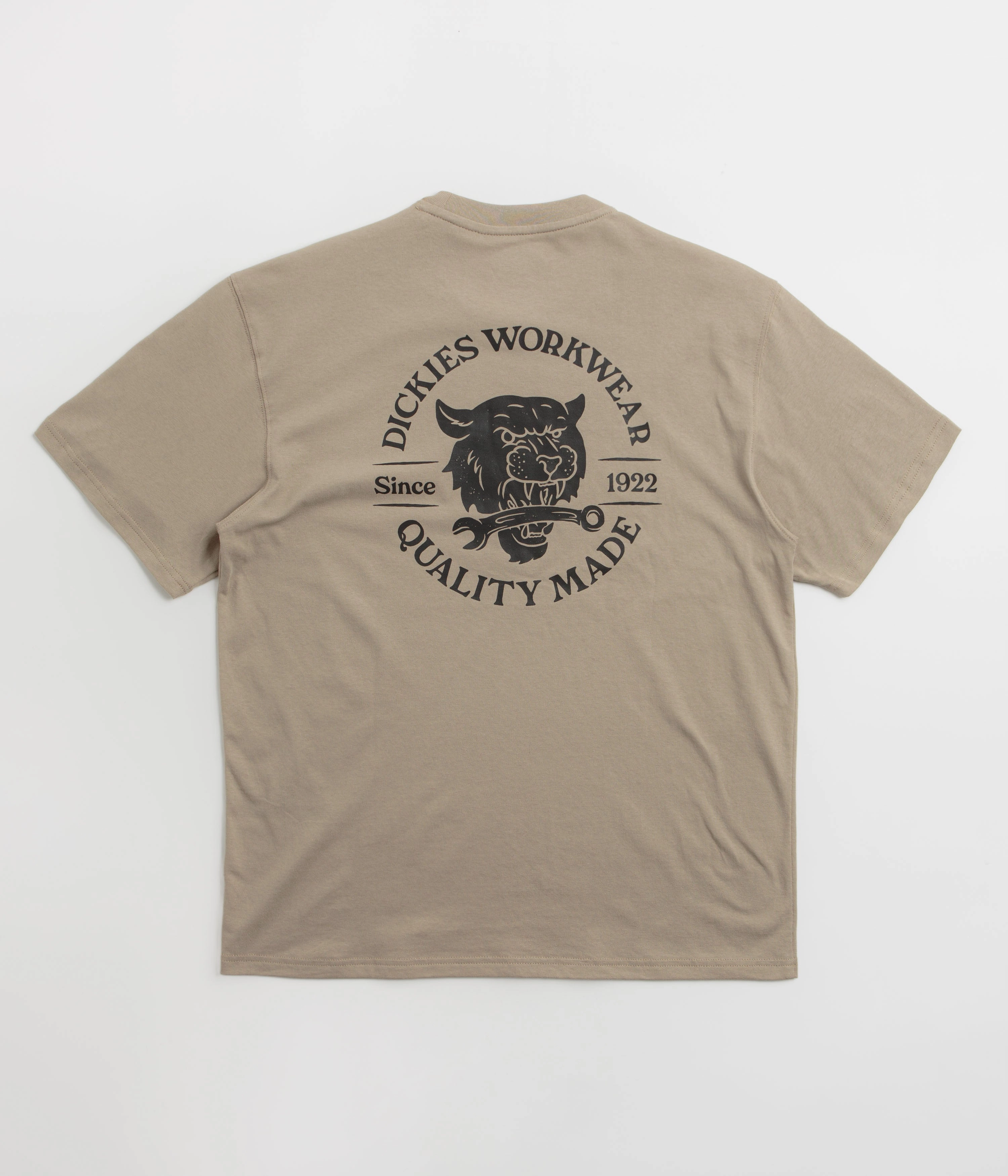 Dickies Wrench T-Shirt - Desert Sand jumpsuit silhouette