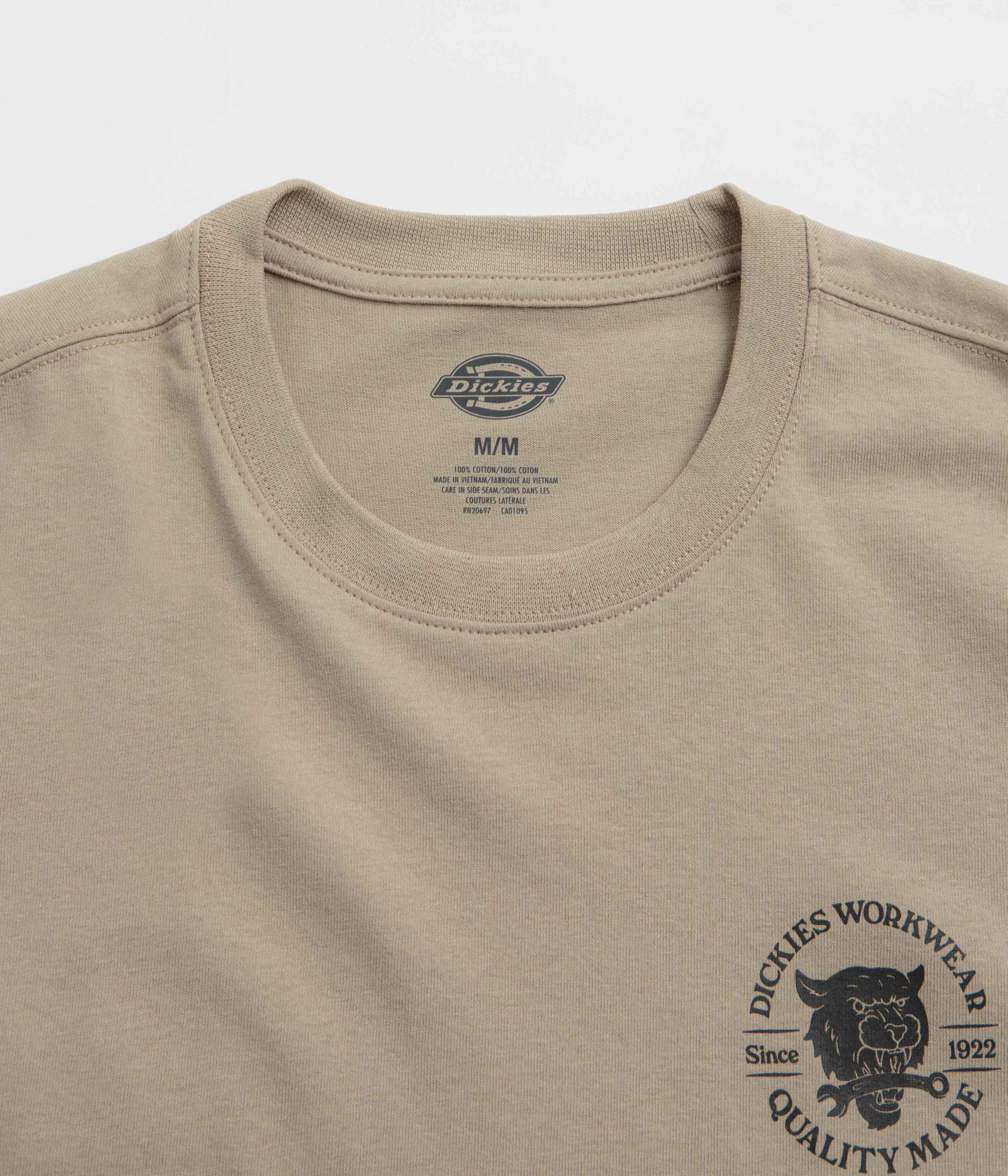 Dickies Wrench T-Shirt - Desert Sand Square Neck