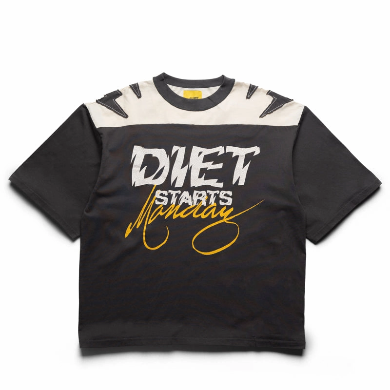 Organic Cotton Diet Starts Monday DSM Yoke Tee - Vintage Black