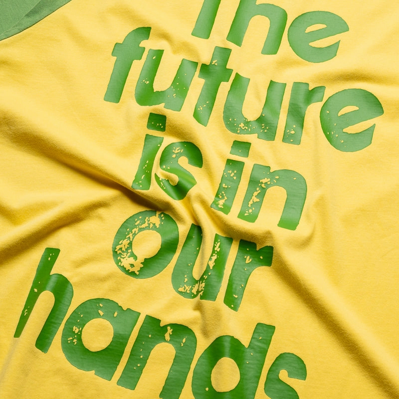 Diet Starts Monday Family Business Tee - Green/Yellow Windy day