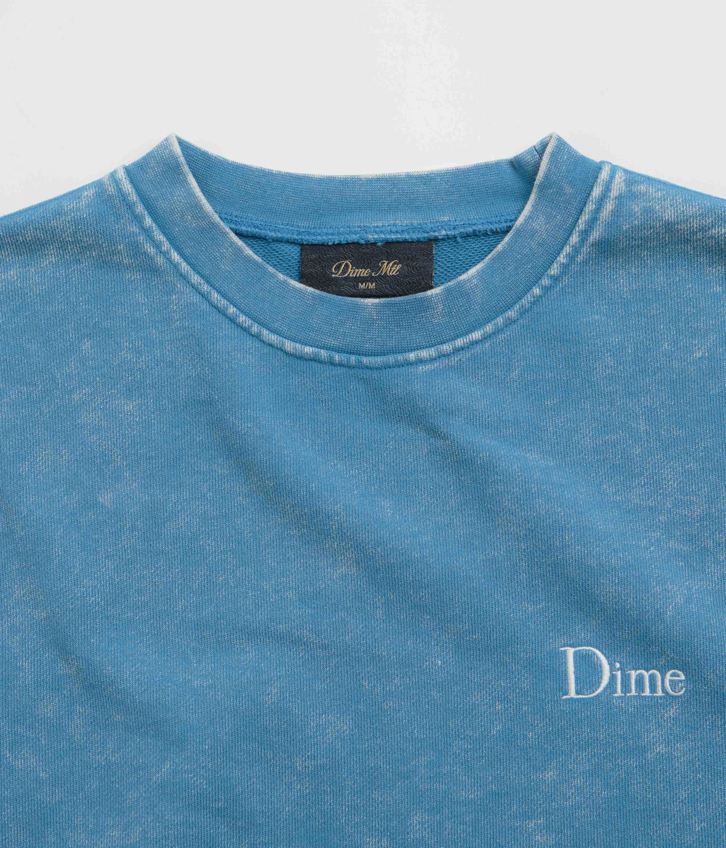 Dime Classic French Terry Crewneck Sweatshirt - Faded Sky Youth Style