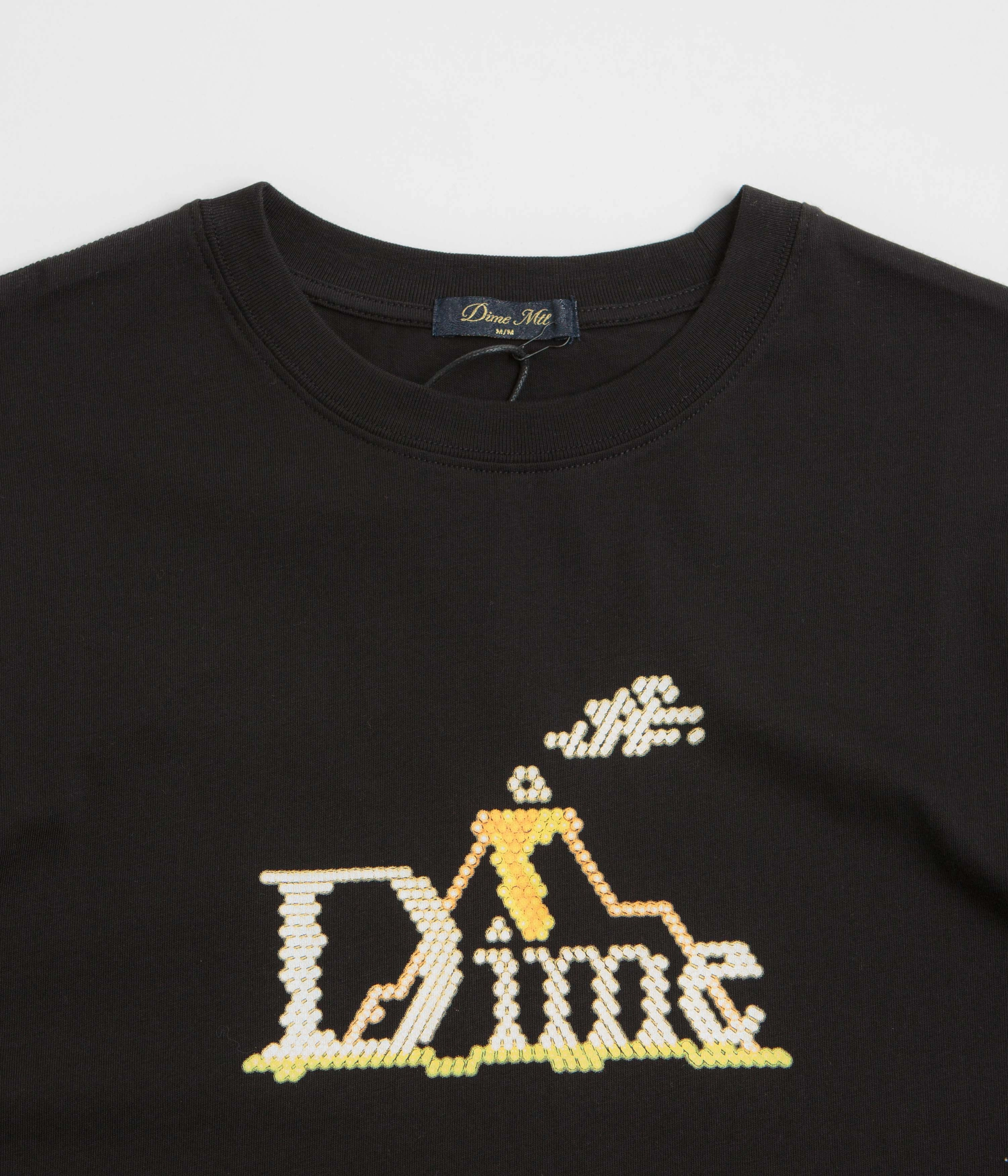 badminton Dime Classic Lightbright T-Shirt - Black